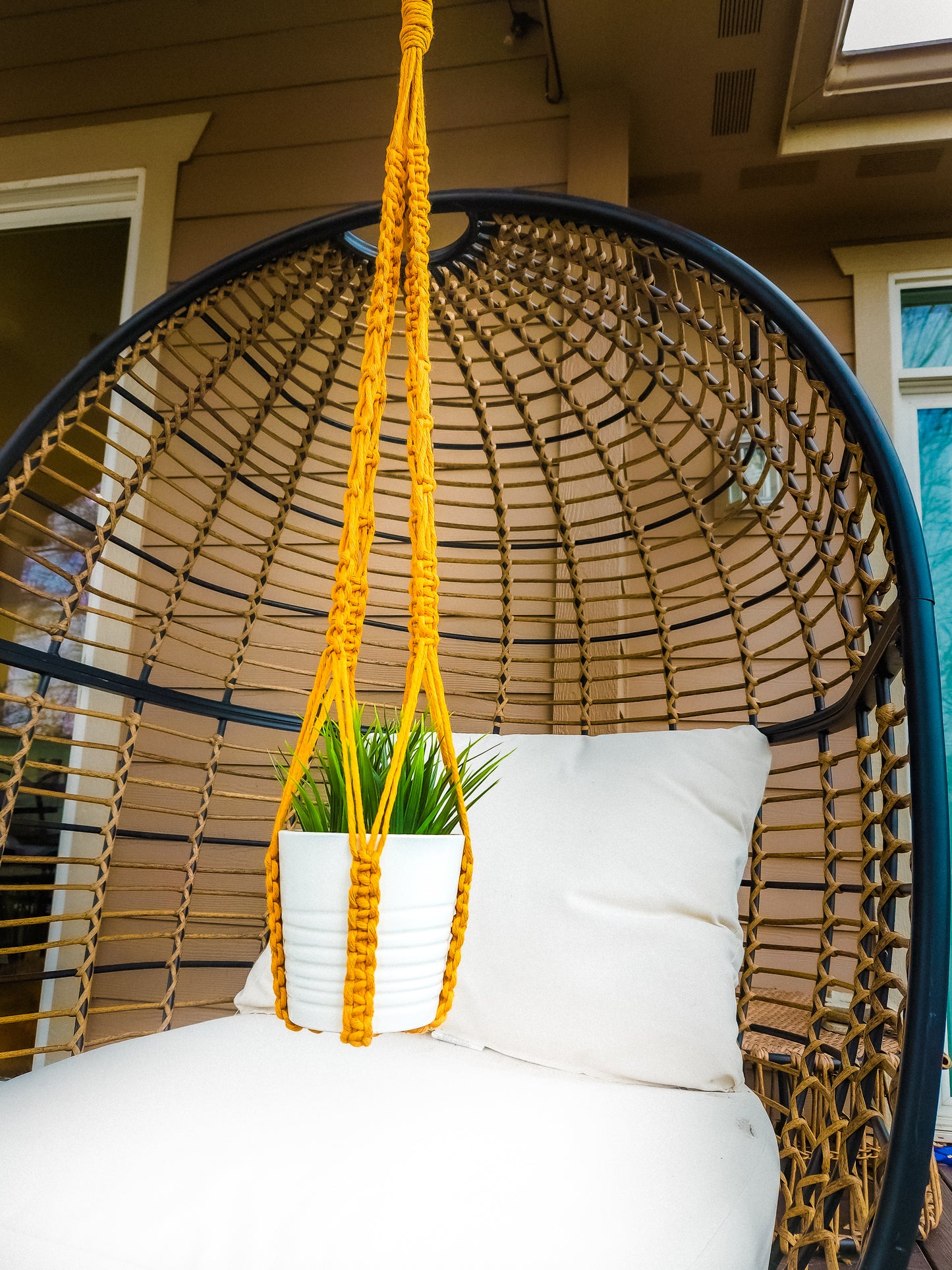 Tassle Free Macrame Plant Hanger