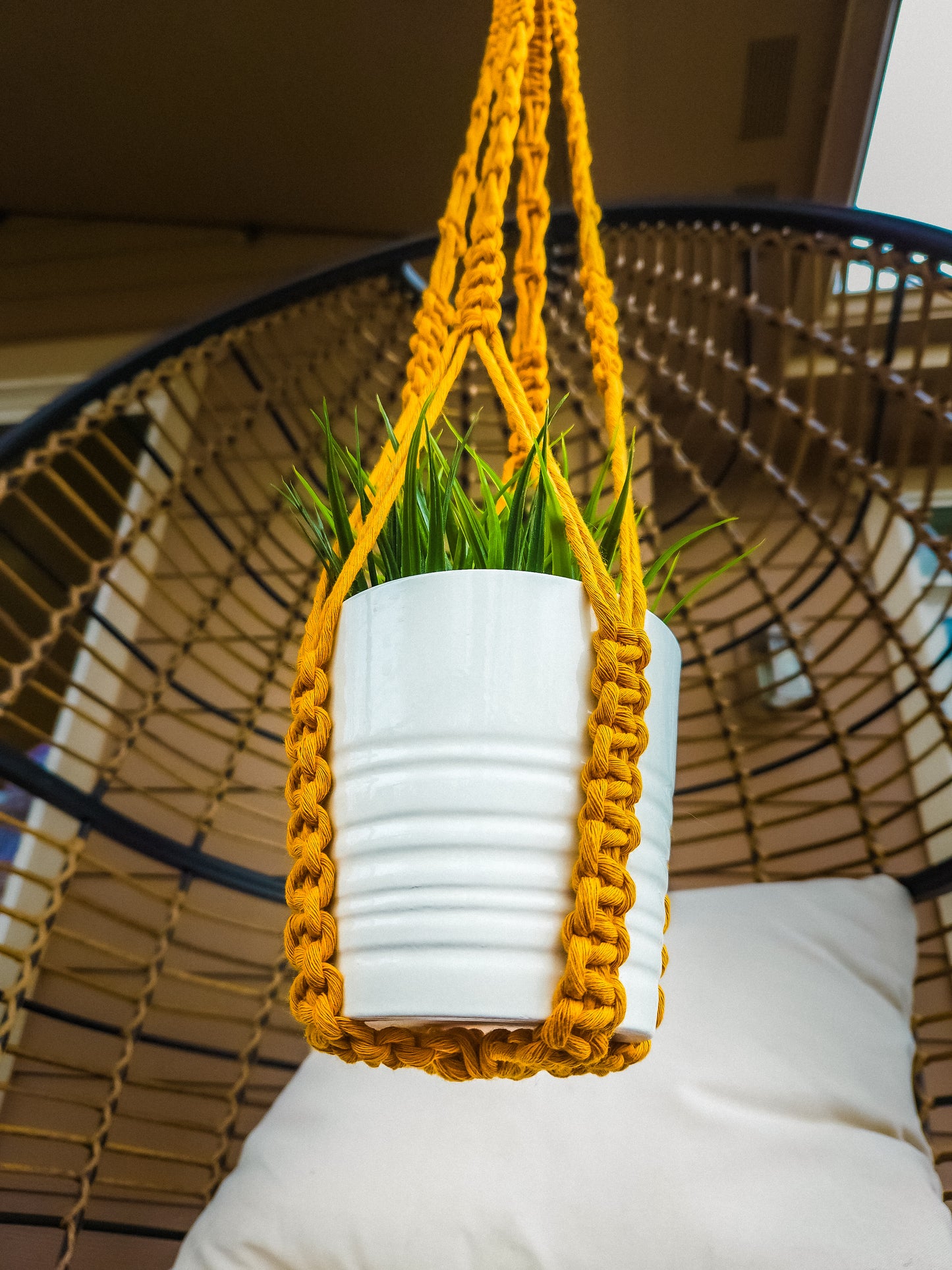 Tassle Free Macrame Plant Hanger