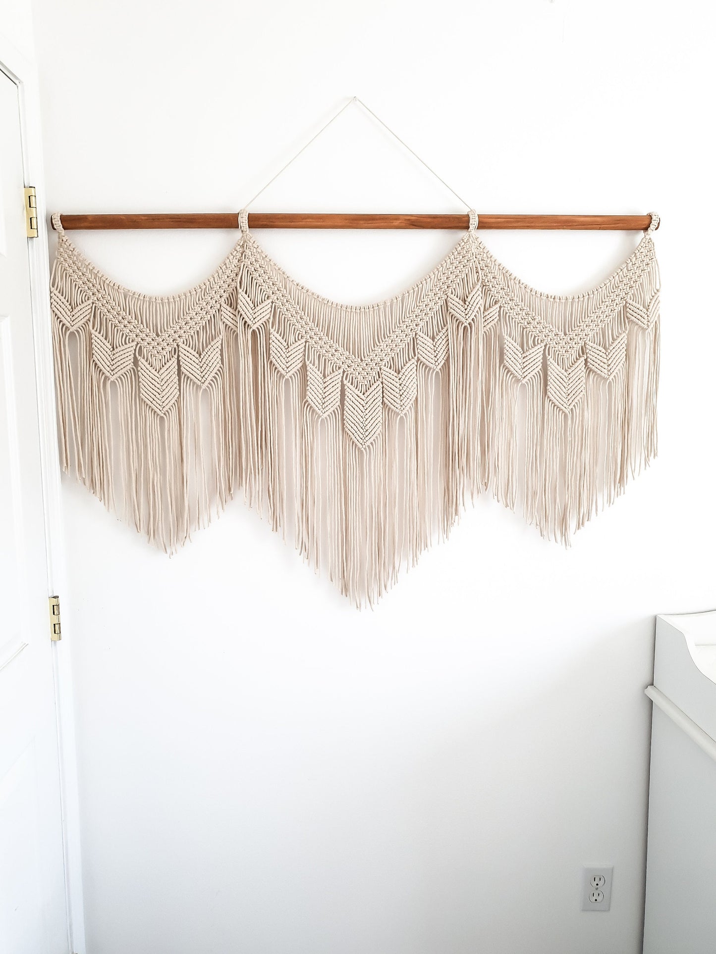 X Large Macrame Wall Hanging, Macrame Wall Art, Woven Wall Hanging, Boho Wall Decor, Wall Tapestry, Macrame, Wedding Backdrop, Free Shipping