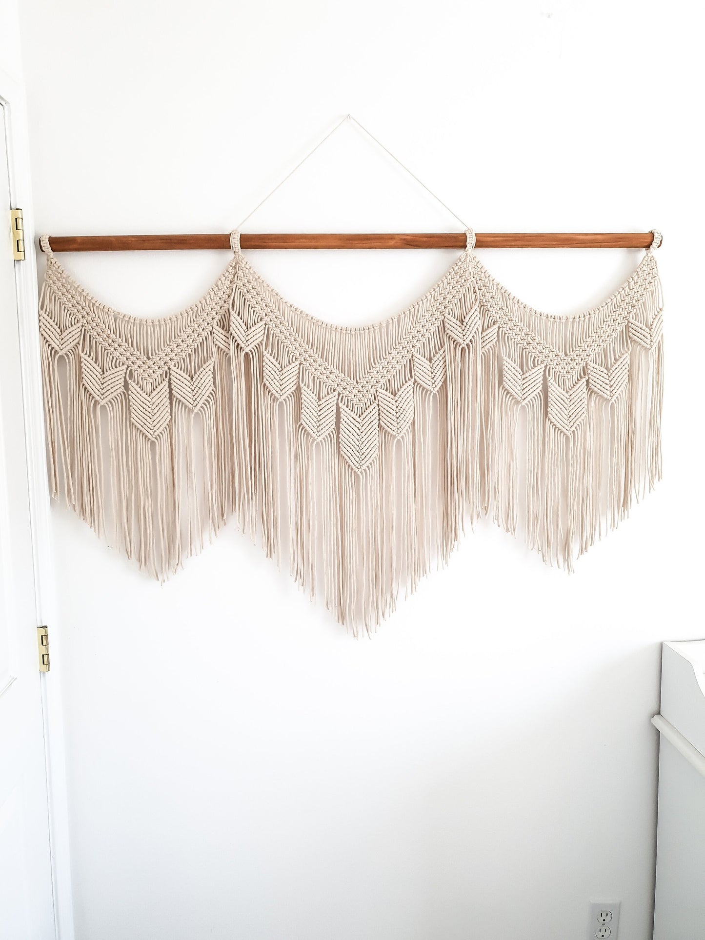 X Large Macrame Wall Hanging, Macrame Wall Art, Woven Wall Hanging, Boho Wall Decor, Wall Tapestry, Macrame, Wedding Backdrop, Free Shipping