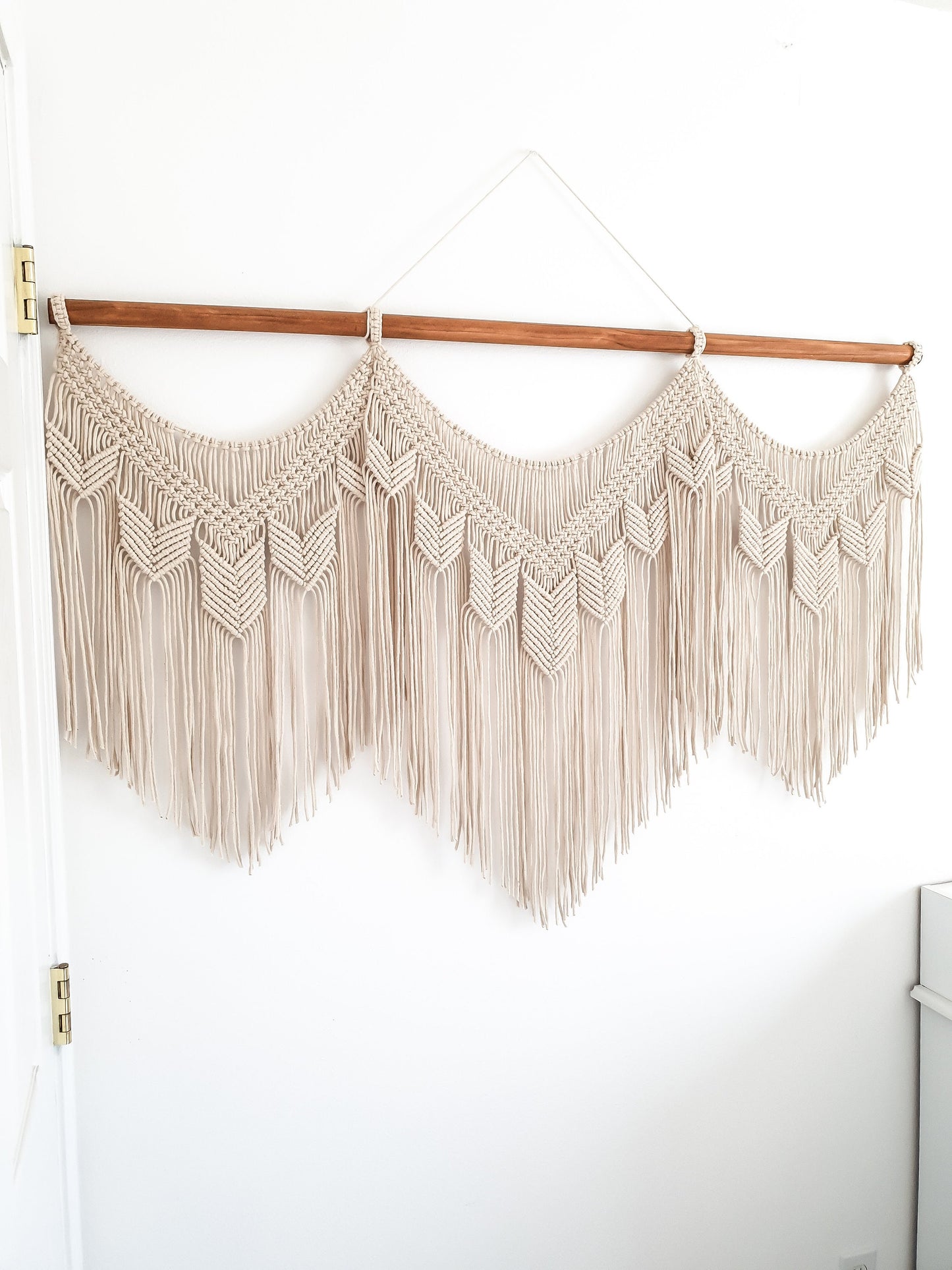 X Large Macrame Wall Hanging, Macrame Wall Art, Woven Wall Hanging, Boho Wall Decor, Wall Tapestry, Macrame, Wedding Backdrop, Free Shipping