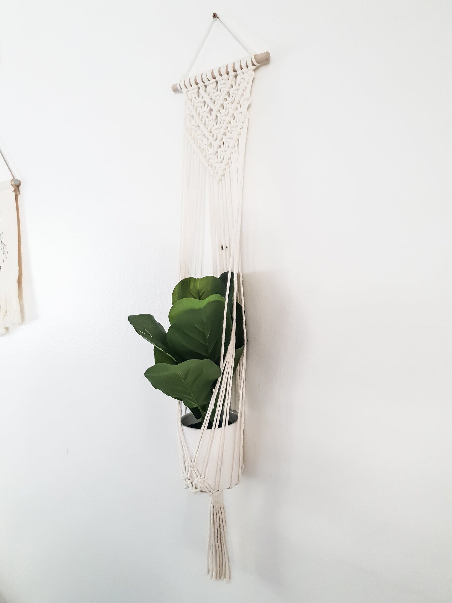 Macrame Plant Hanger, Boho Plant Hanger, Boho House Decor, Tassel Plant Hanger