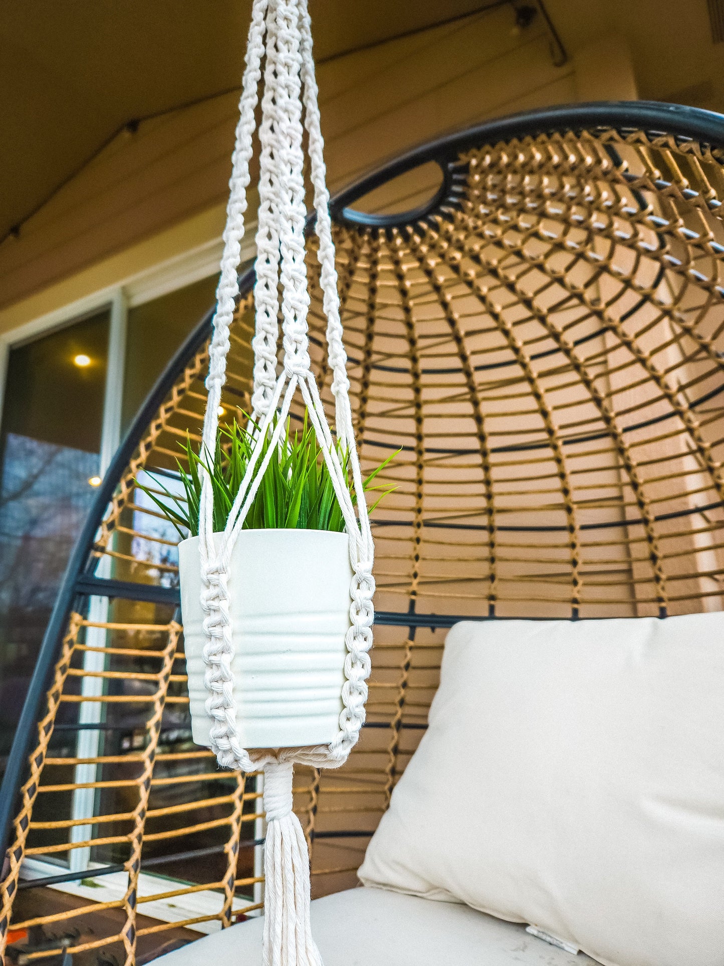Macrame Plant Hanger, Available in Many Colors, Boho Plant Hanger, Boho House Decor, Tassel Plant Hanger