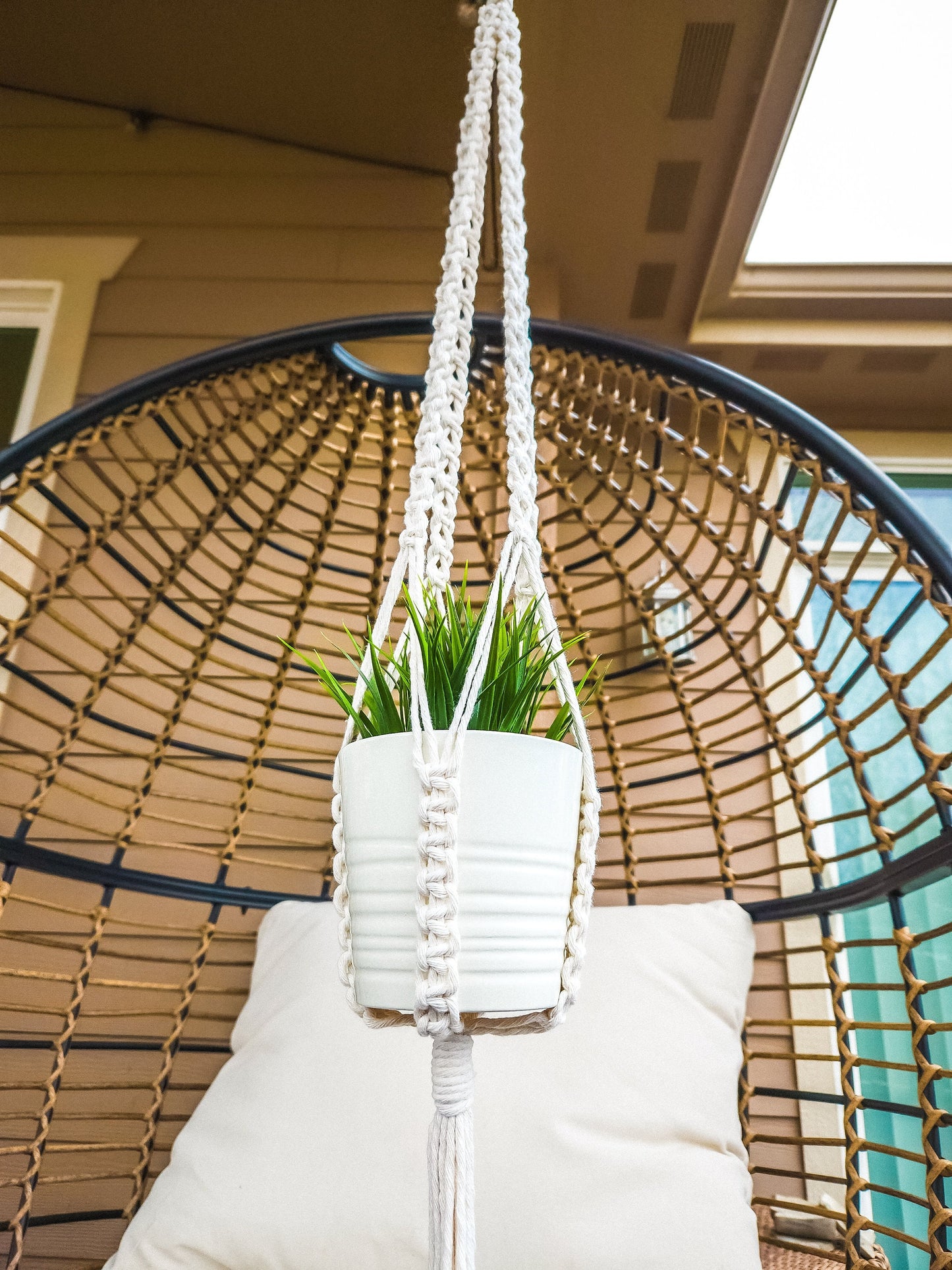Macrame Plant Hanger, Available in Many Colors, Boho Plant Hanger, Boho House Decor, Tassel Plant Hanger