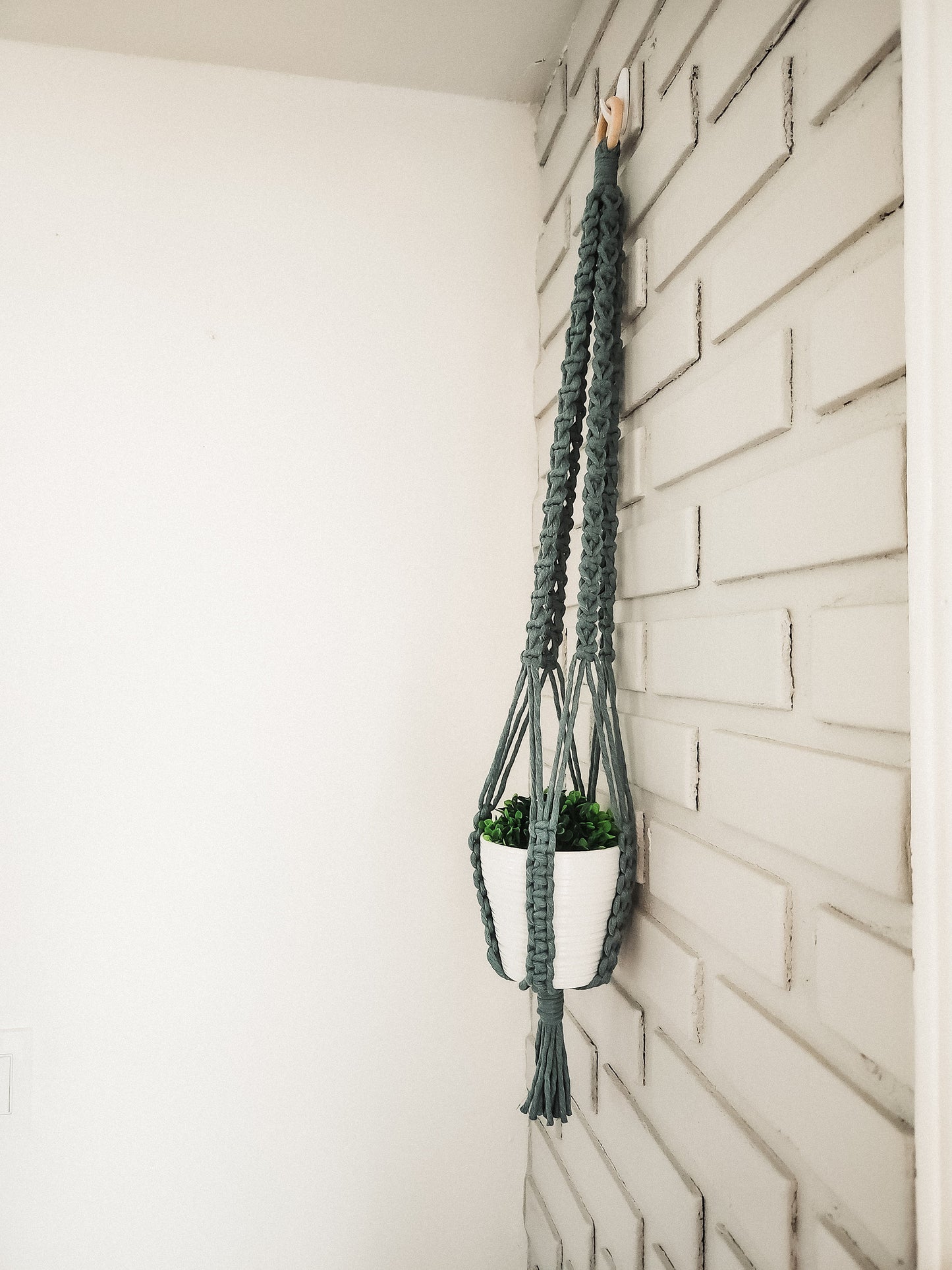 Macrame Plant Hanger, Available in Many Colors, Boho Plant Hanger, Boho House Decor, Tassel Plant Hanger
