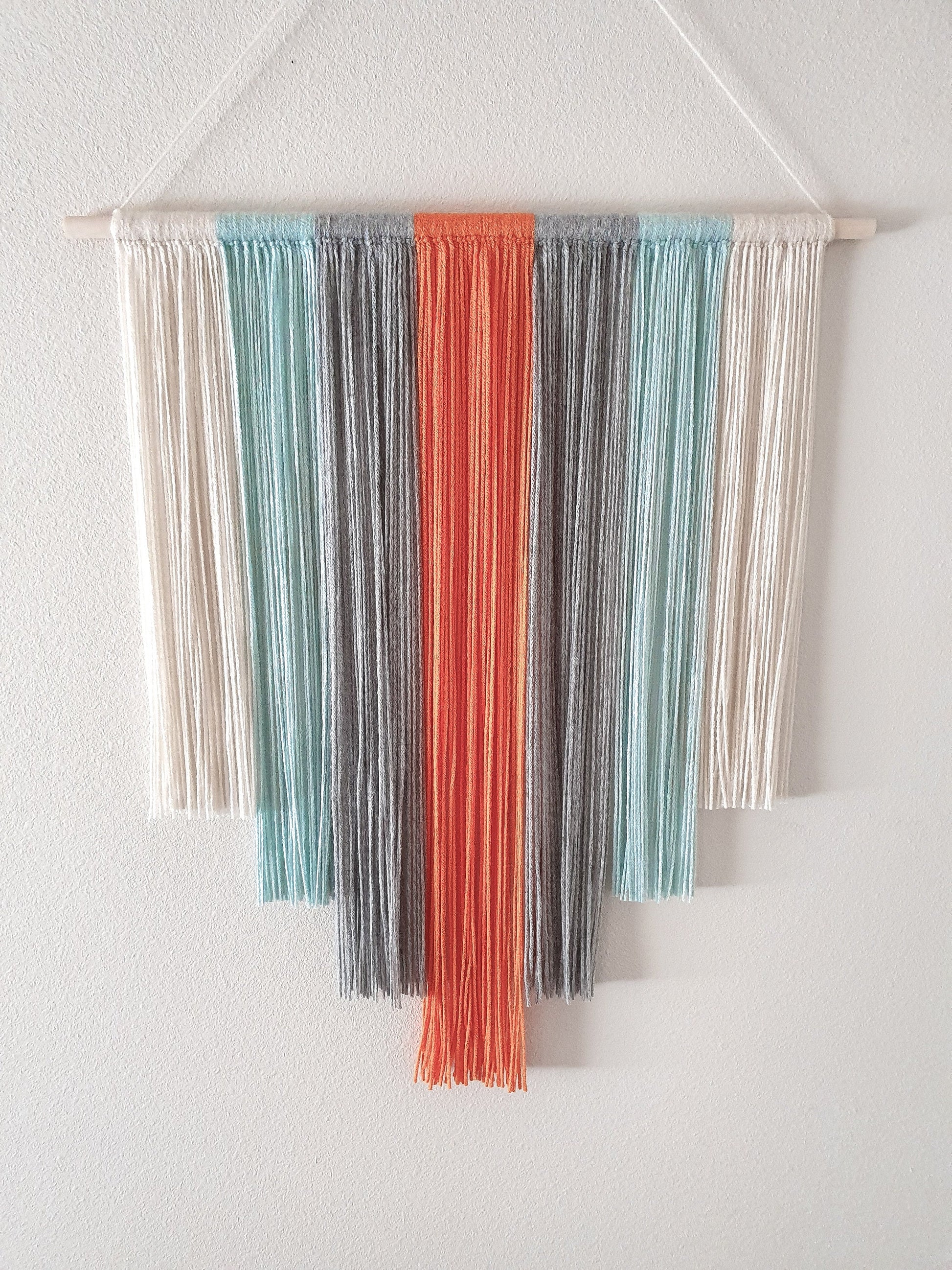 Bohemian Style Yarn Wall Hanging Option 2