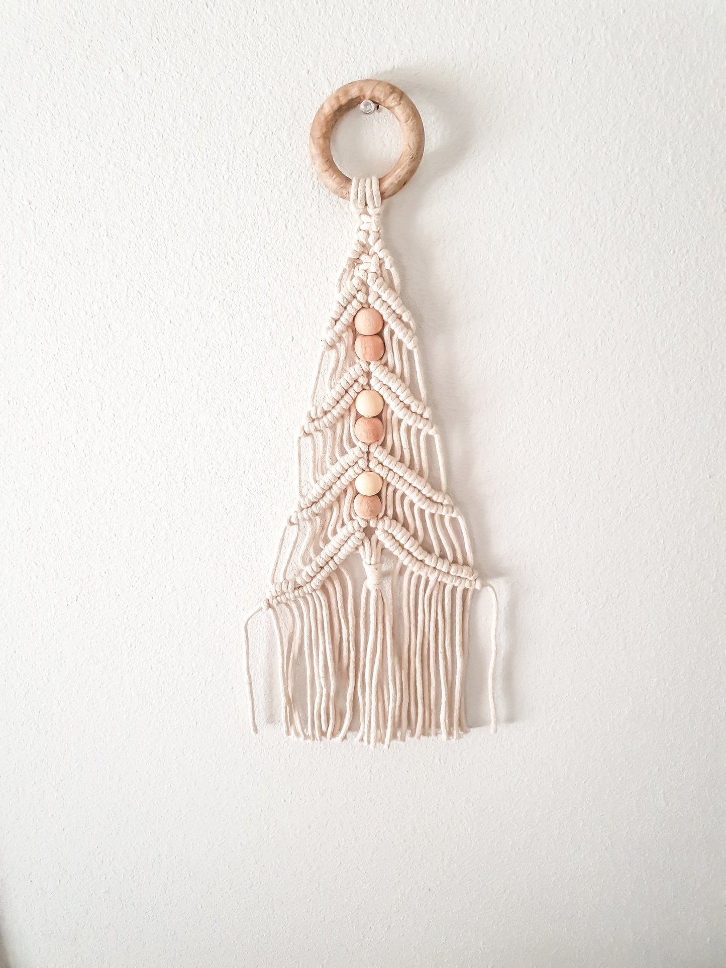 Small Macrame Wall Hanging, Christmas Tree, Macrame Wall Art, Woven Wall Hanging, Boho Wall Decor, Wall Tapestry, Macrame, Room Decor