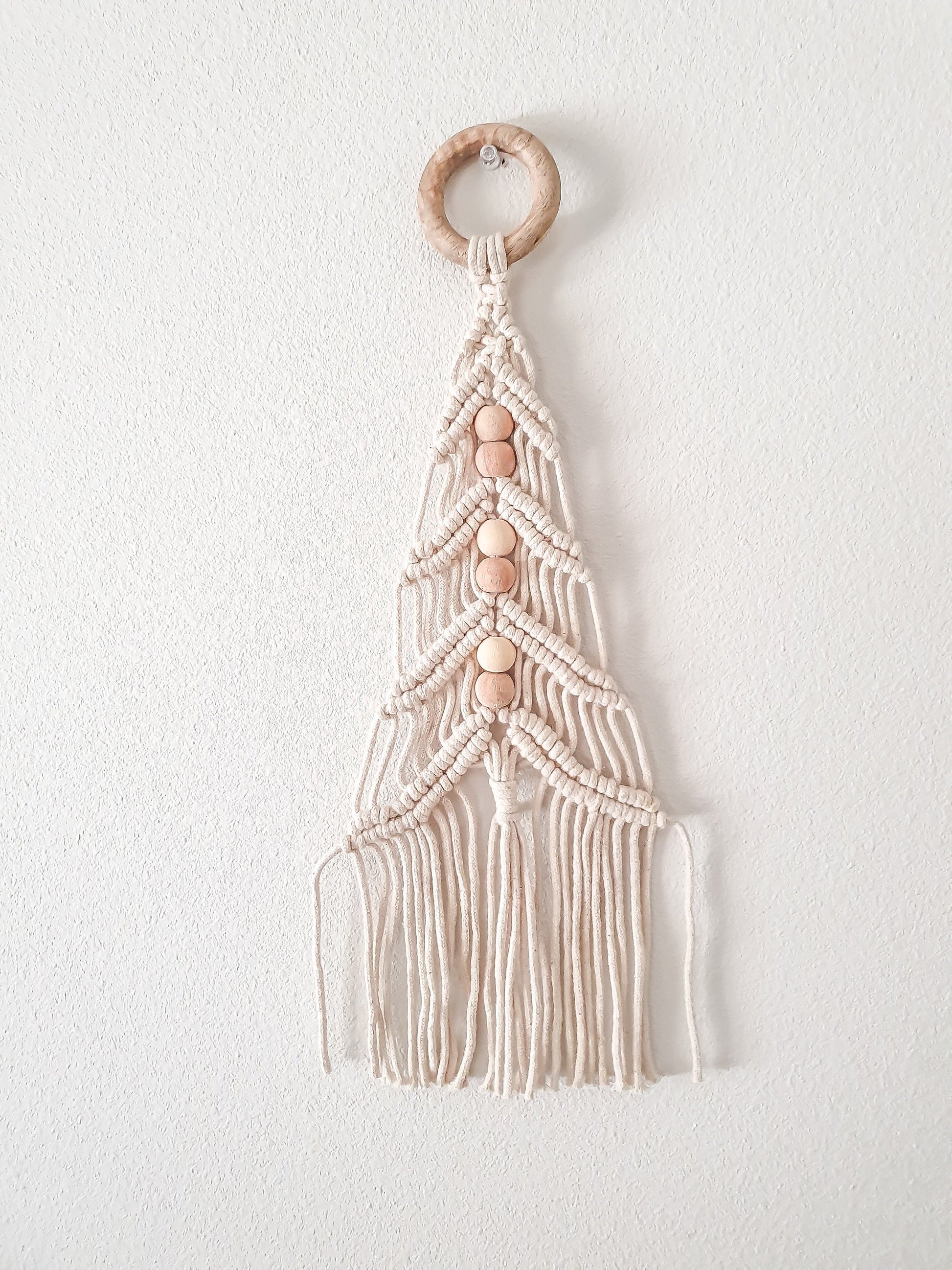 Small Macrame Wall Hanging, Christmas Tree, Macrame Wall Art, Woven Wall Hanging, Boho Wall Decor, Wall Tapestry, Macrame, Room Decor