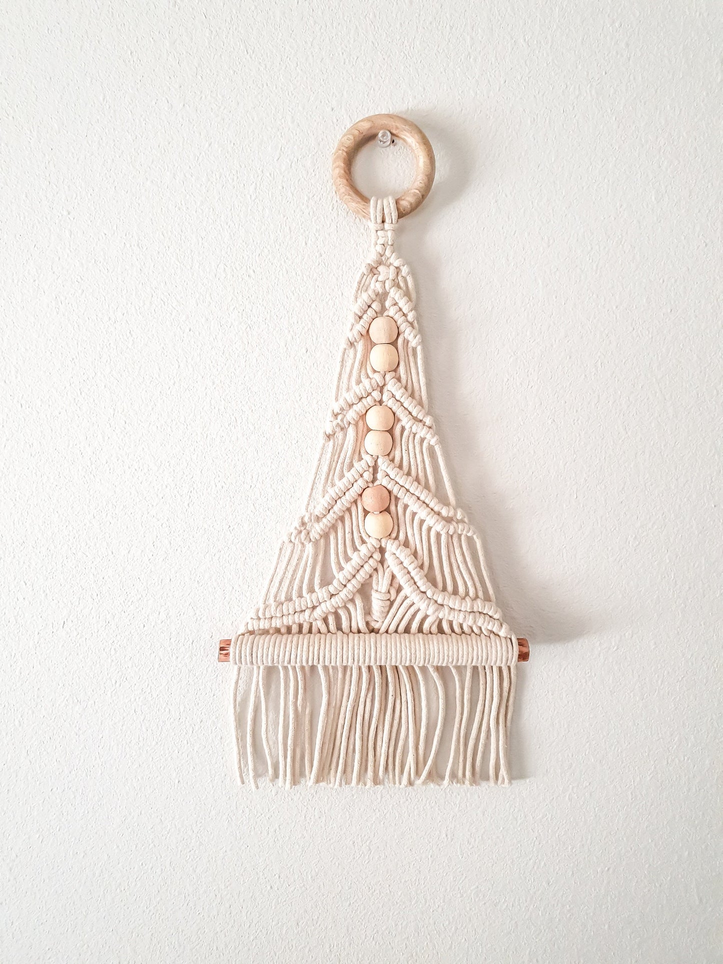 Small Macrame Wall Hanging, Christmas Tree, Macrame Wall Art, Woven Wall Hanging, Boho Wall Decor, Wall Tapestry, Macrame, Room Decor
