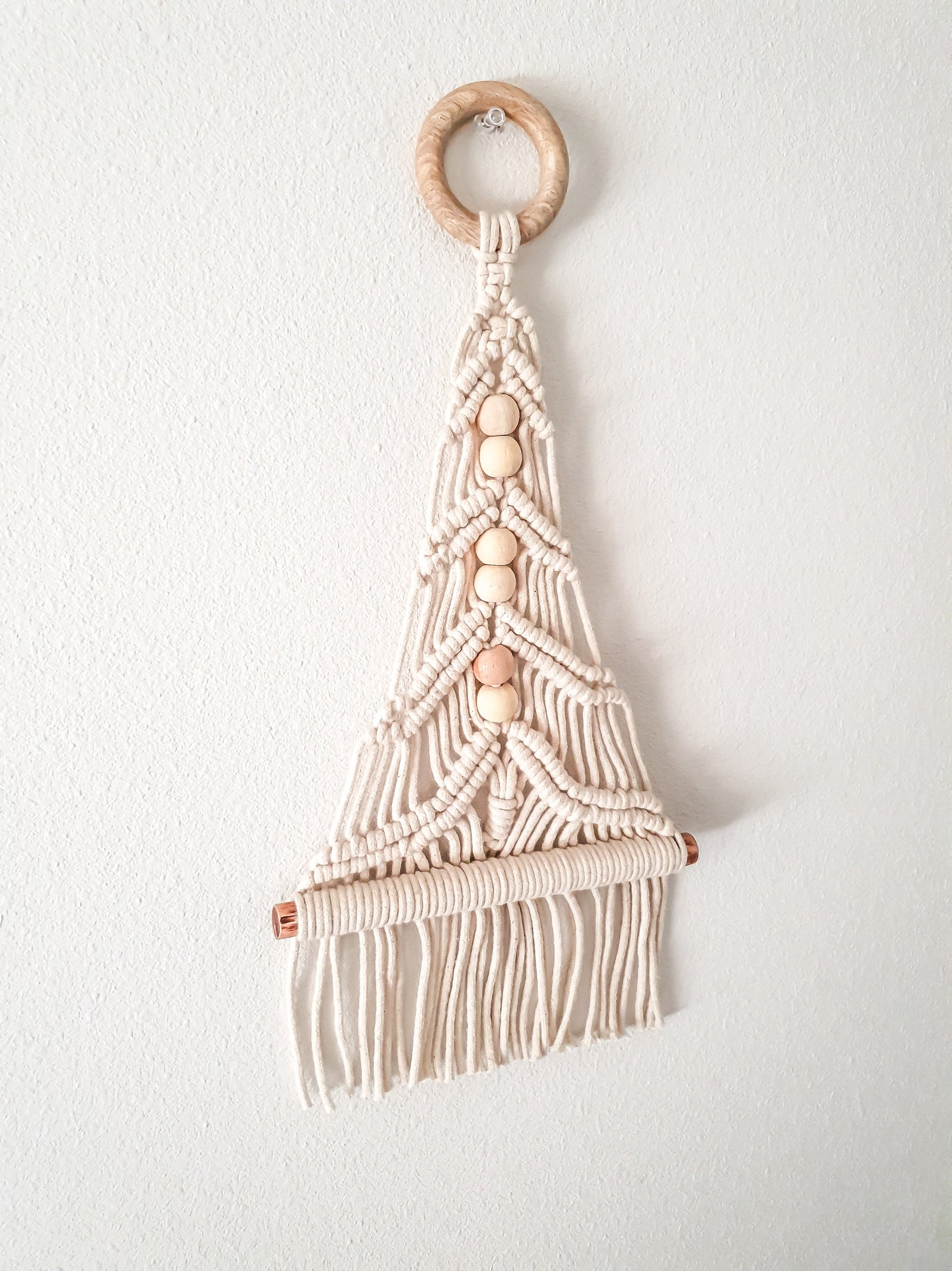 Small Macrame Wall Hanging, Christmas Tree, Macrame Wall Art, Woven Wall Hanging, Boho Wall Decor, Wall Tapestry, Macrame, Room Decor