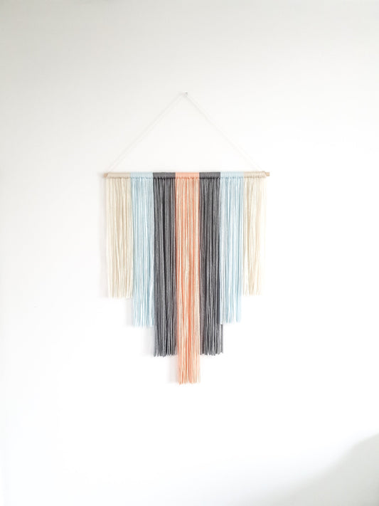 Bohemian Style Yarn Wall Hanging Option 1