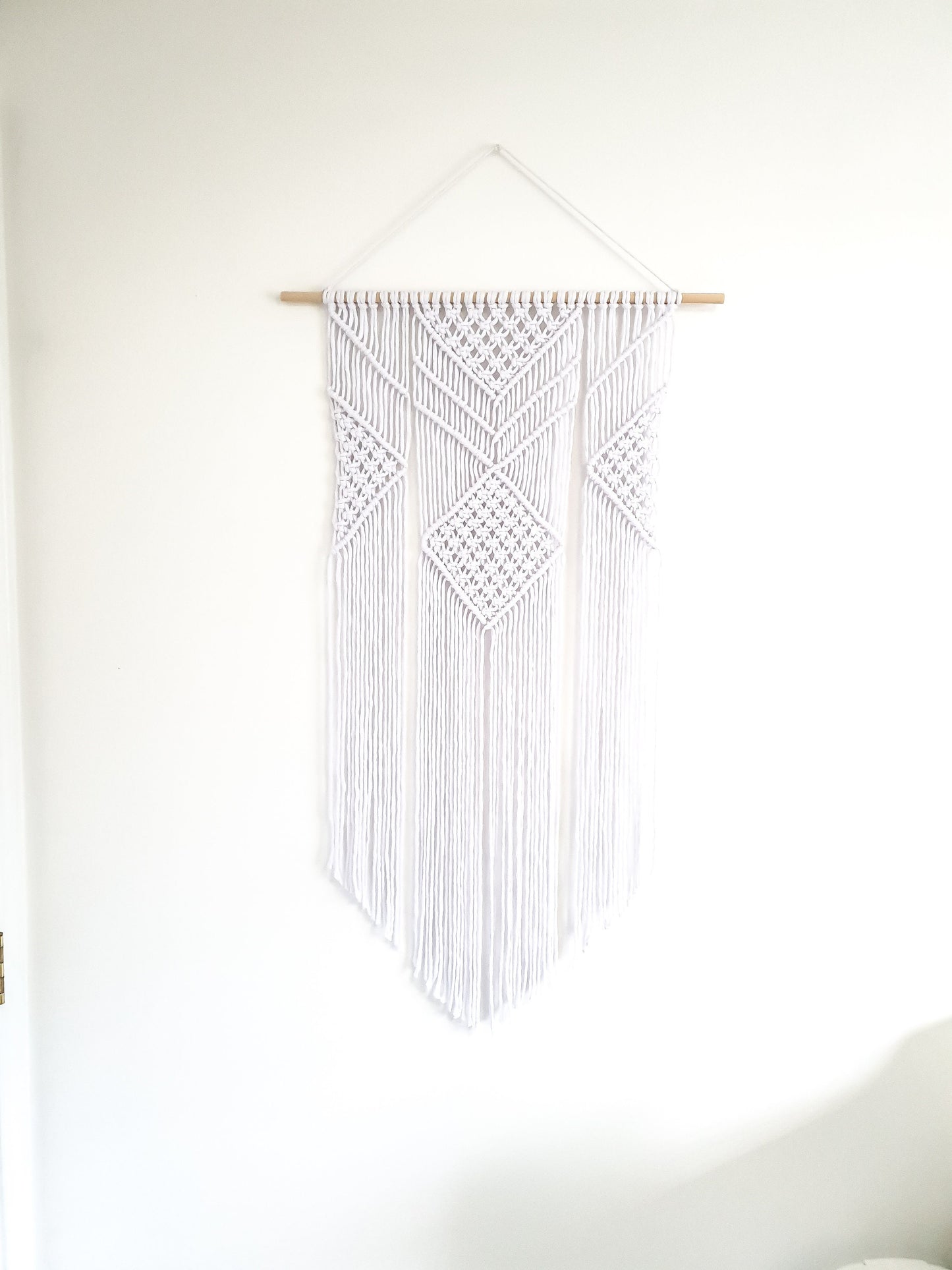 Large Handmade Macrame Wall Hanging Boho Decor for Home Decoration, Bedroom, Baby Room, Nursery, Housewarming, Home Gift & Bohemian Decor