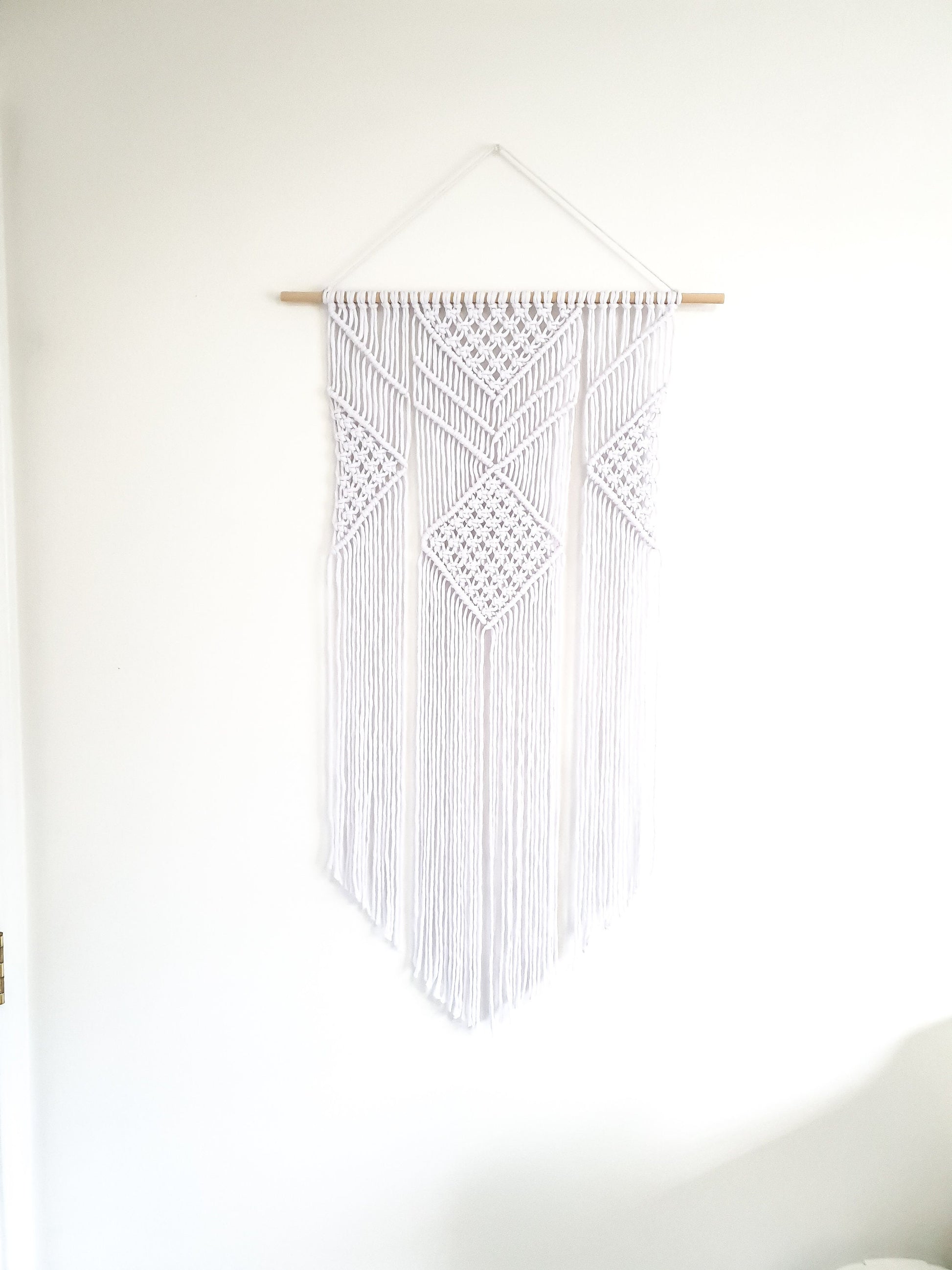 Large Handmade Macrame Wall Hanging Boho Decor for Home Decoration, Bedroom, Baby Room, Nursery, Housewarming, Home Gift & Bohemian Decor