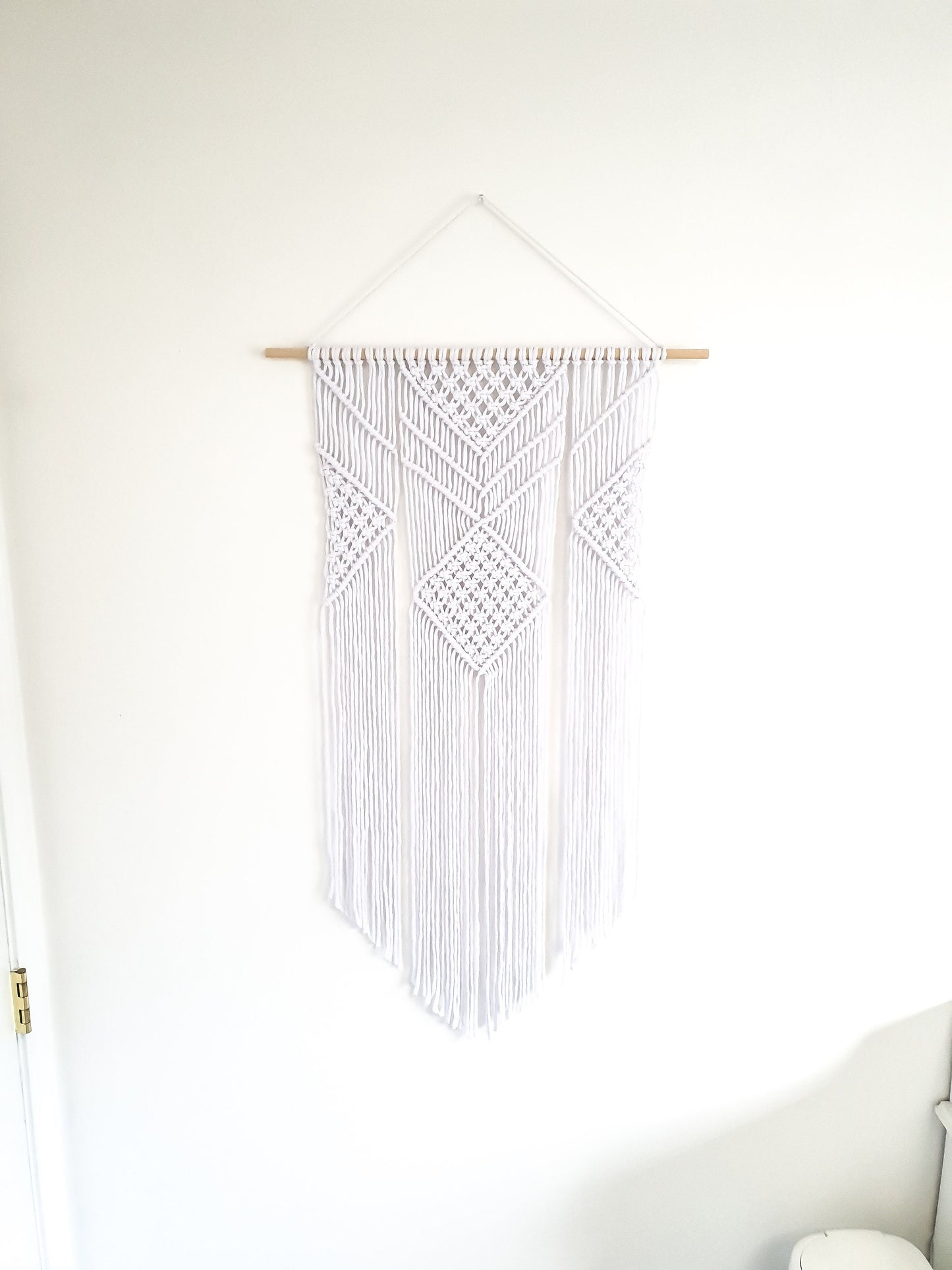 Large Handmade Macrame Wall Hanging Boho Decor for Home Decoration, Bedroom, Baby Room, Nursery, Housewarming, Home Gift & Bohemian Decor