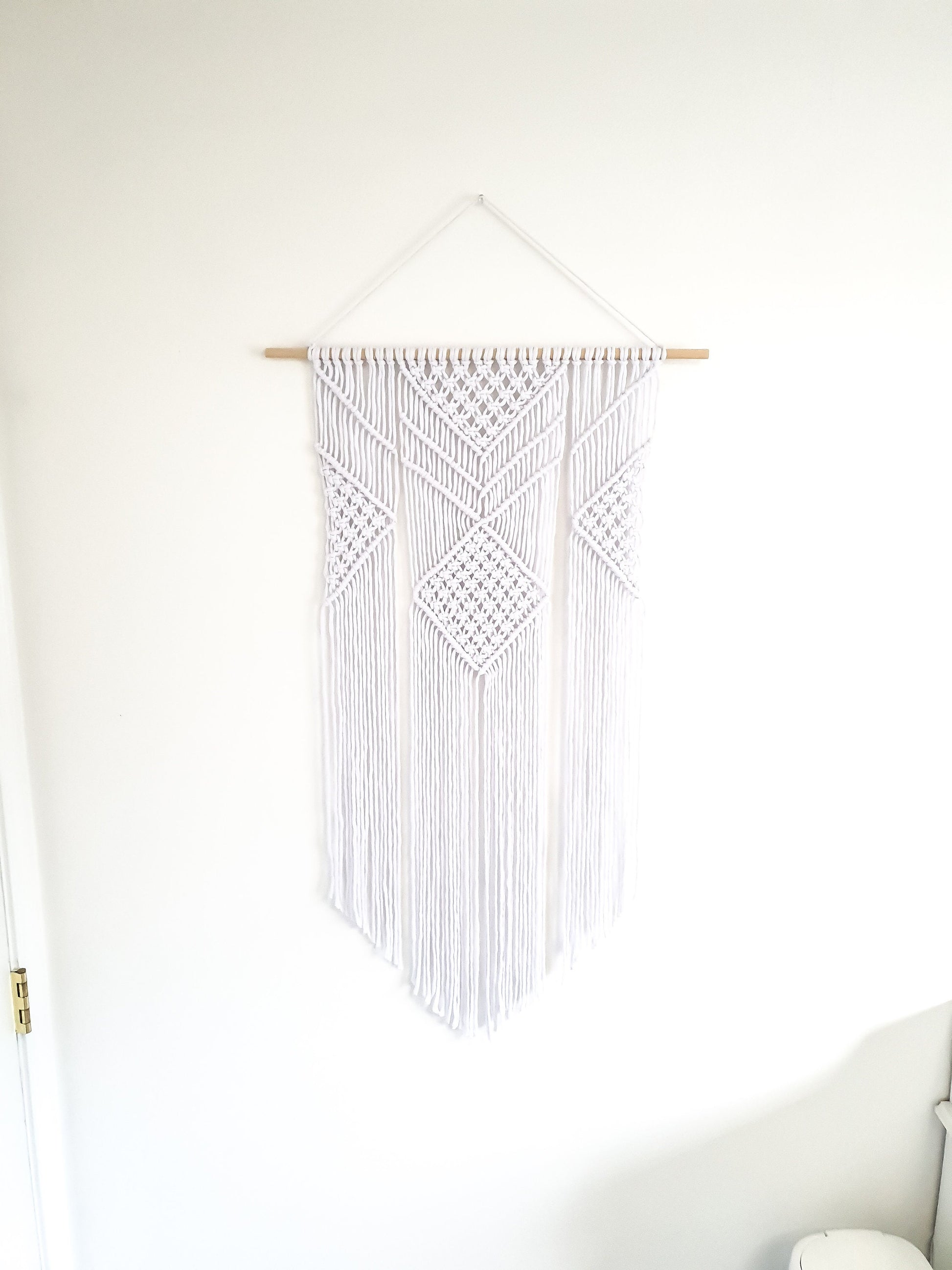 Large Handmade Macrame Wall Hanging Boho Decor for Home Decoration, Bedroom, Baby Room, Nursery, Housewarming, Home Gift & Bohemian Decor