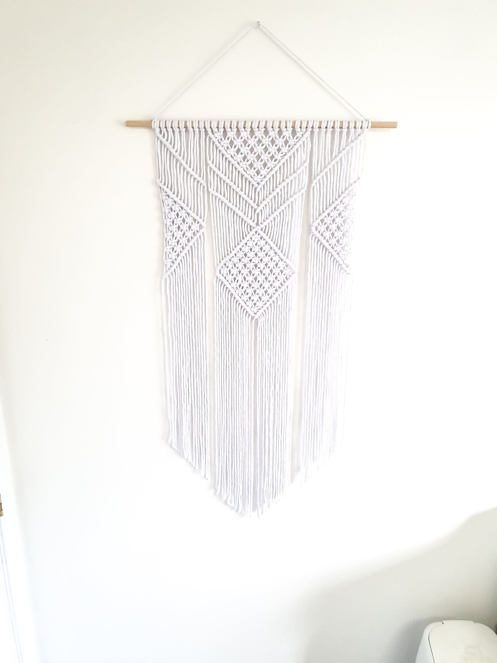 Large Handmade Macrame Wall Hanging Boho Decor for Home Decoration, Bedroom, Baby Room, Nursery, Housewarming, Home Gift & Bohemian Decor