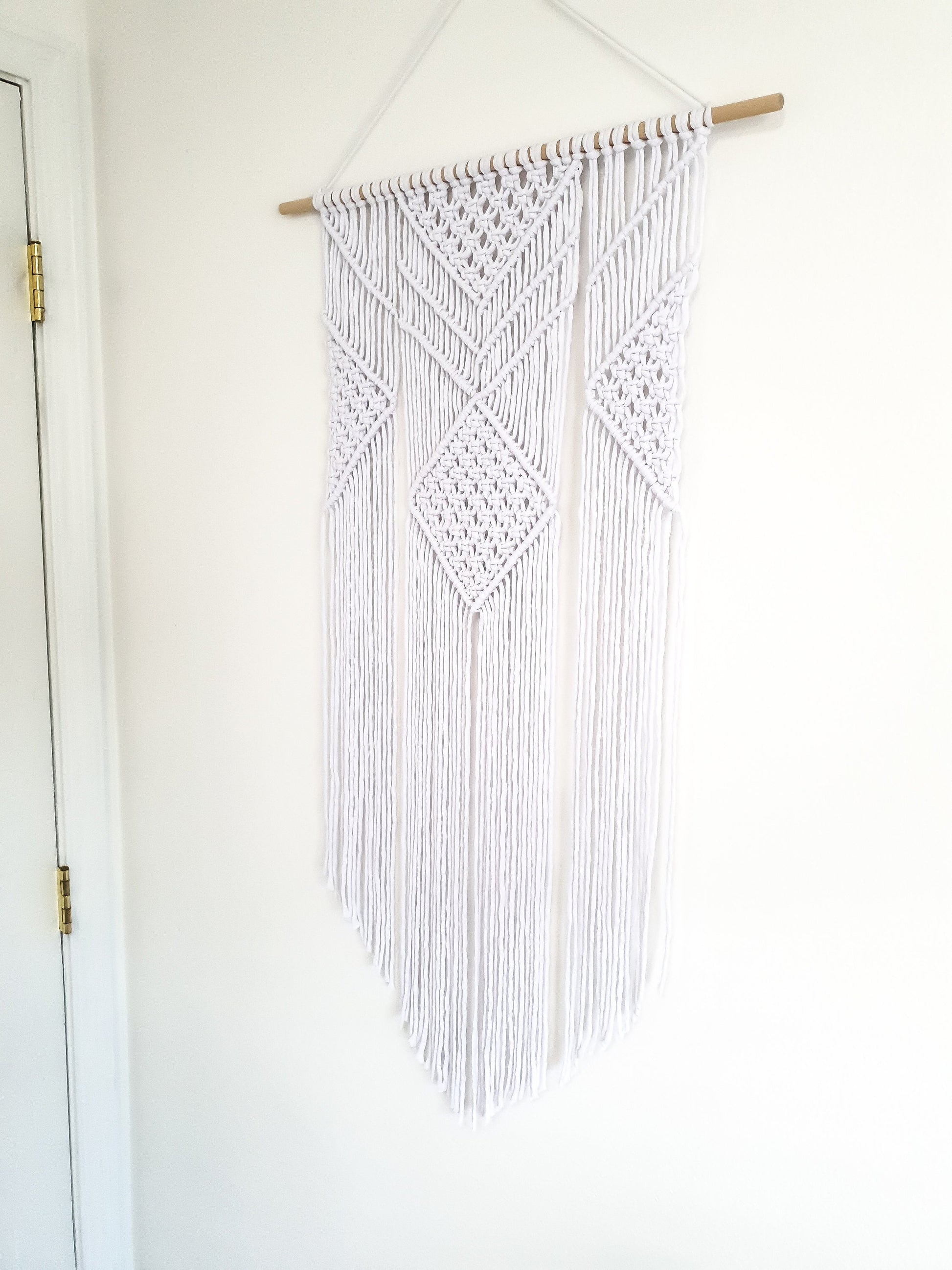 Large Handmade Macrame Wall Hanging Boho Decor for Home Decoration, Bedroom, Baby Room, Nursery, Housewarming, Home Gift & Bohemian Decor