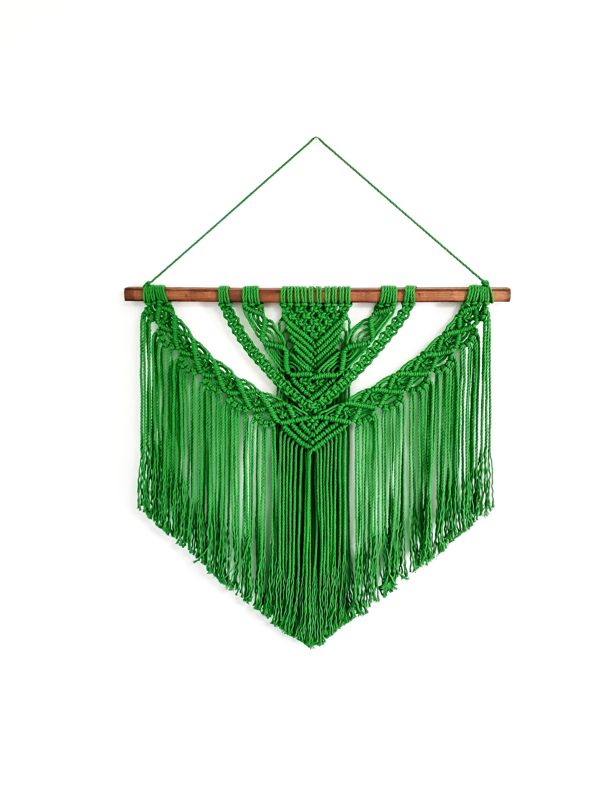 Large Macrame Wall Hanging, Macrame Wall Art, Woven Wall Hanging, Boho Wall Decor, Wall Tapestry, Macrame, Green, Forest,Minimalist