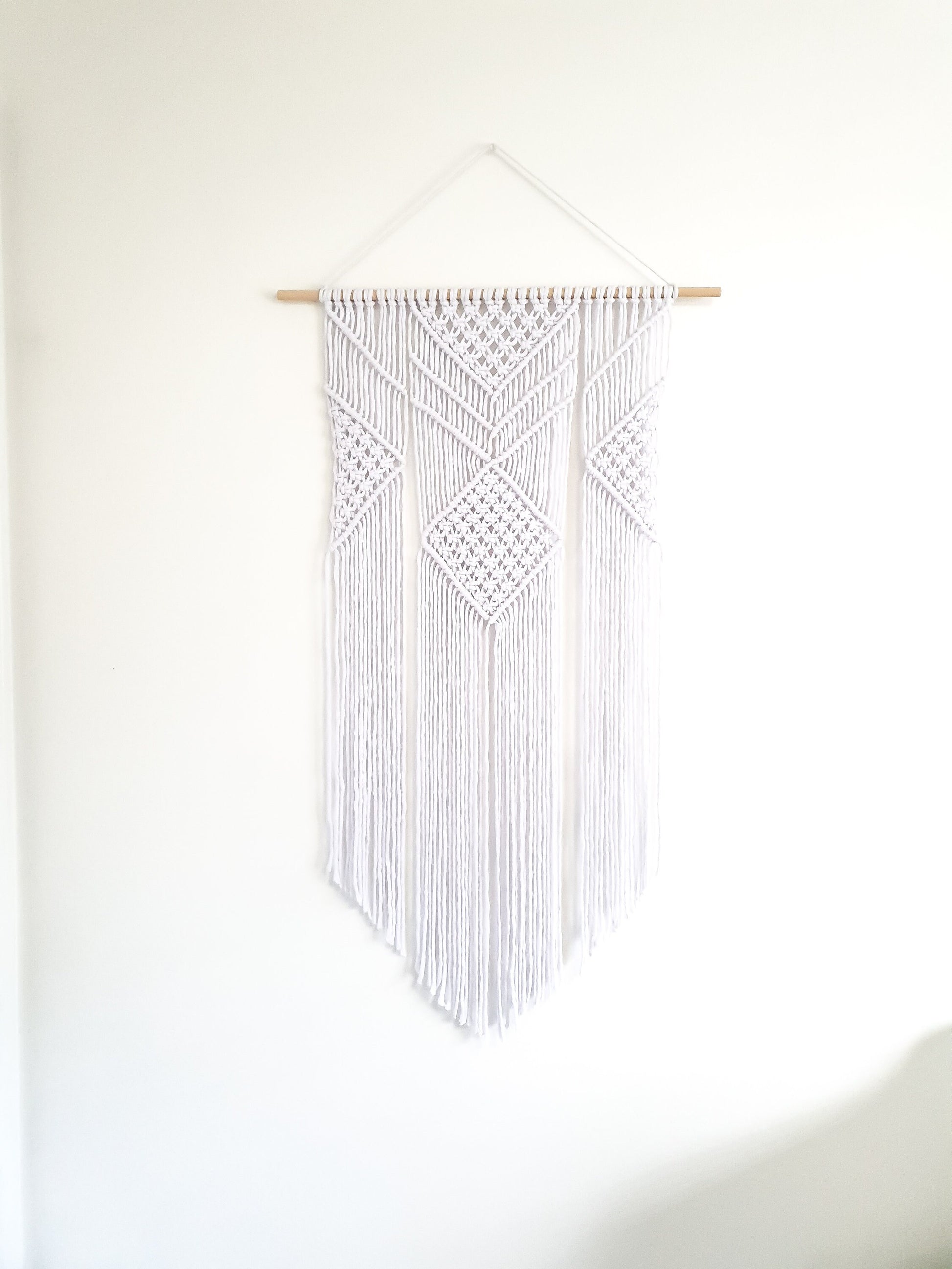Large Handmade Macrame Wall Hanging Boho Decor for Home Decoration, Bedroom, Baby Room, Nursery, Housewarming, Home Gift & Bohemian Decor