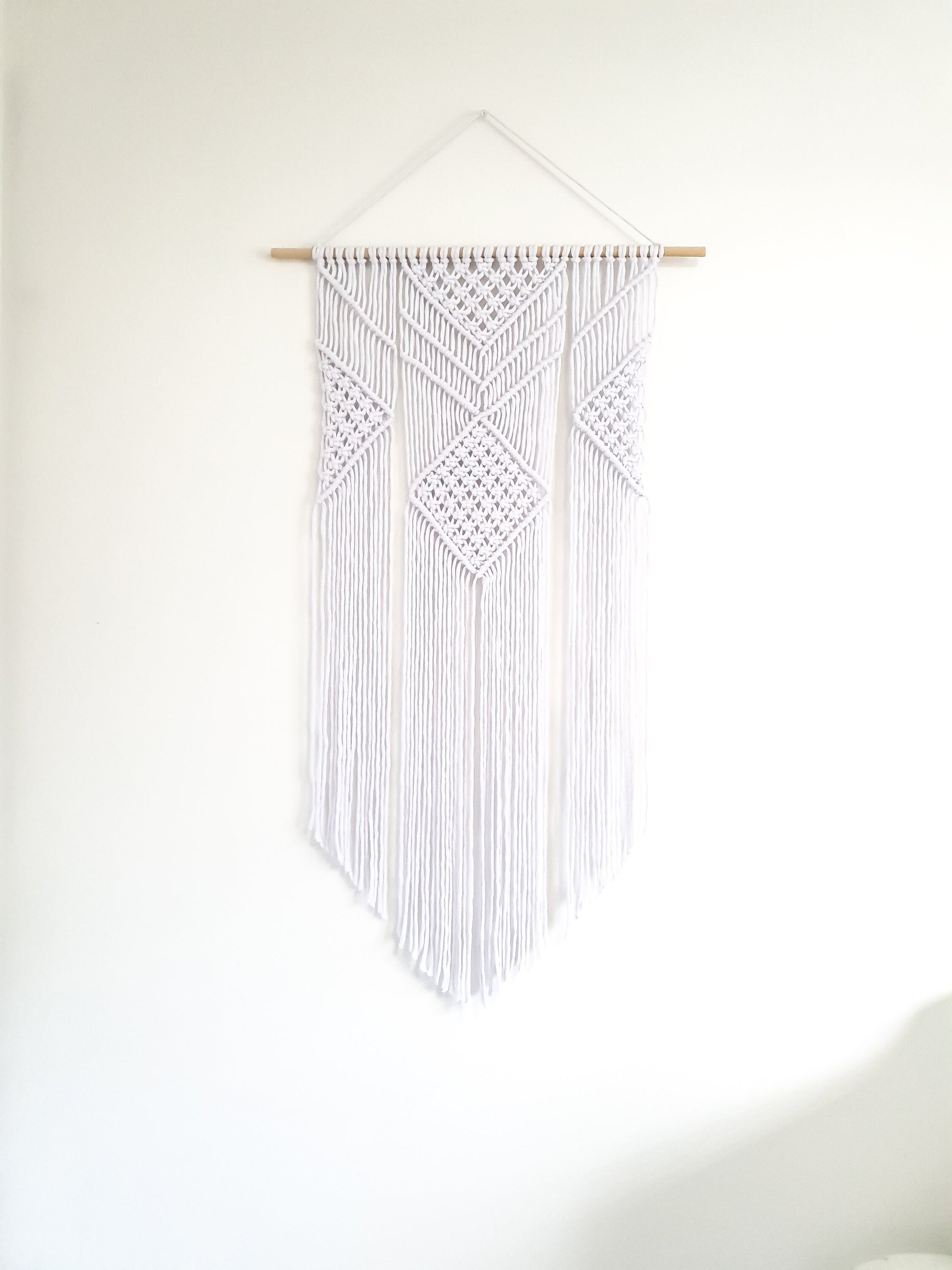 Large Handmade Macrame Wall Hanging Boho Decor for Home Decoration, Bedroom, Baby Room, Nursery, Housewarming, Home Gift & Bohemian Decor