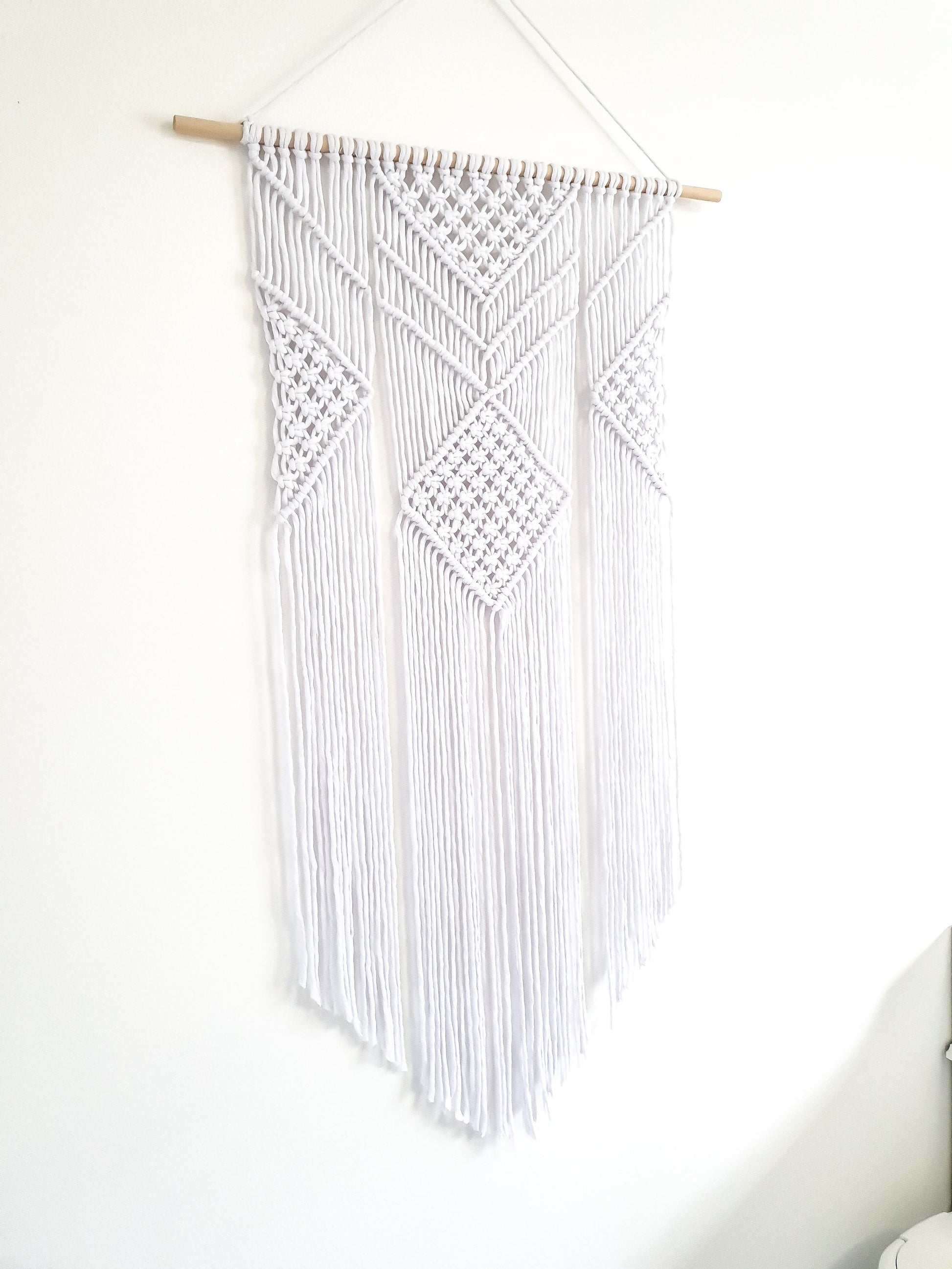Large Handmade Macrame Wall Hanging Boho Decor for Home Decoration, Bedroom, Baby Room, Nursery, Housewarming, Home Gift & Bohemian Decor