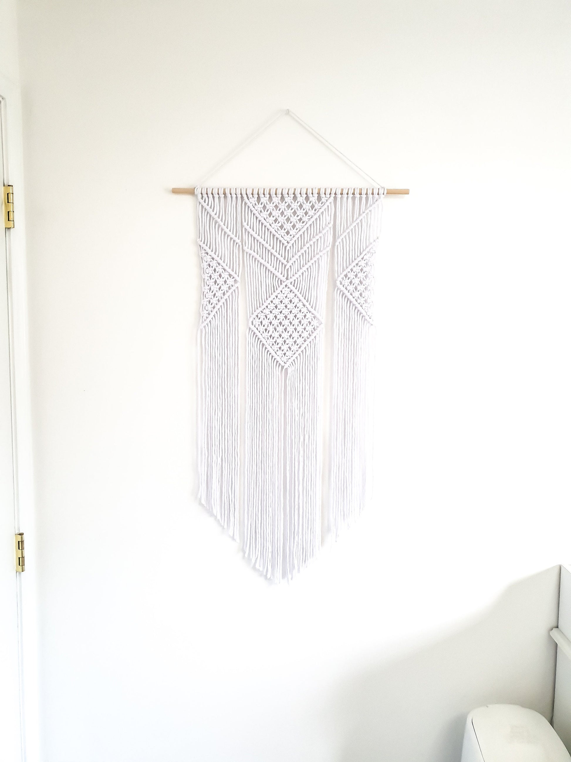 Large Handmade Macrame Wall Hanging Boho Decor for Home Decoration, Bedroom, Baby Room, Nursery, Housewarming, Home Gift & Bohemian Decor