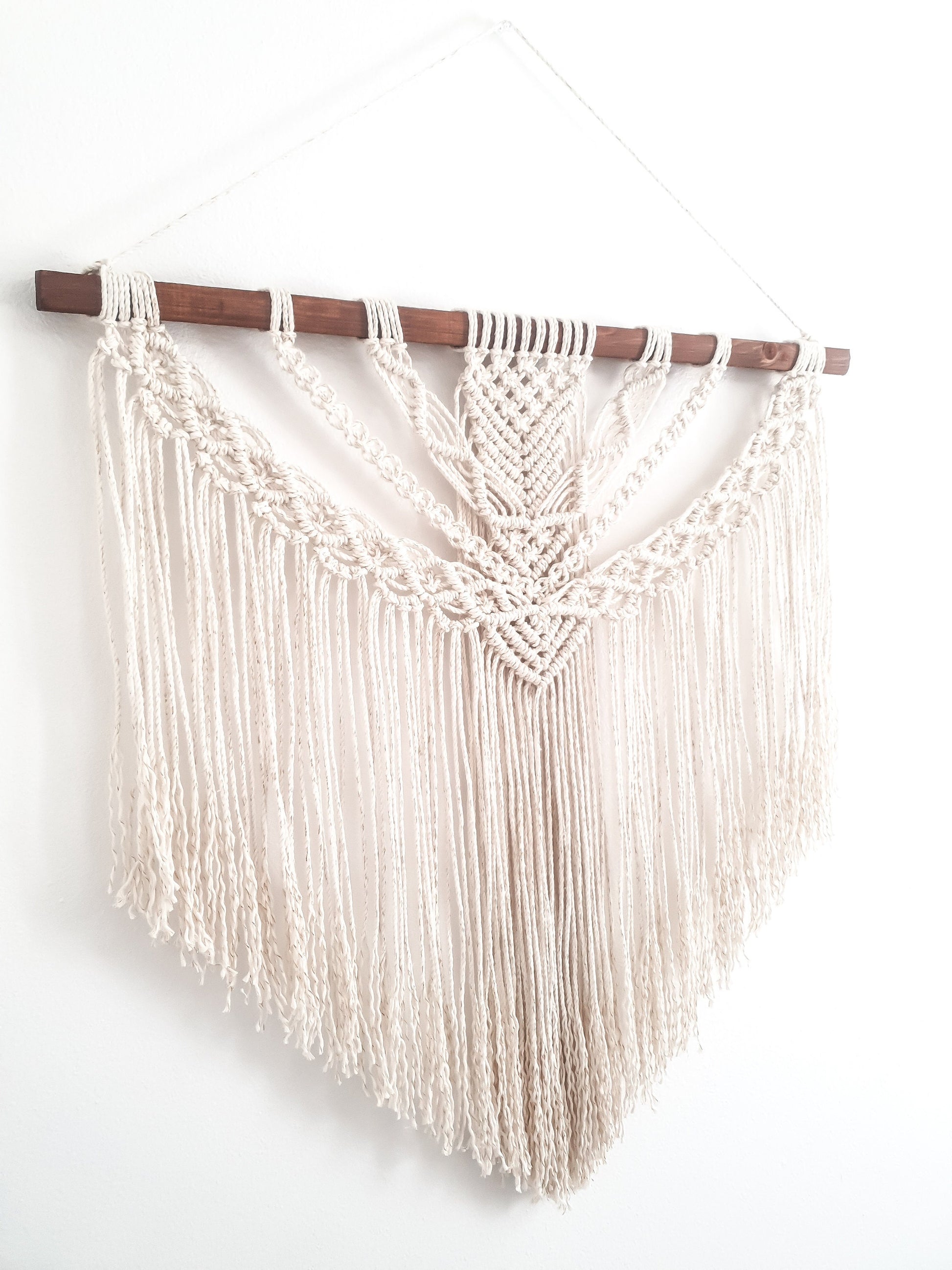 Wall Tapestry, Macrame Wall Hanging, Boho Wall Decor, Macrame Headboard, Bohemian Home Decor, Handmade Wall Decor, Made in USA