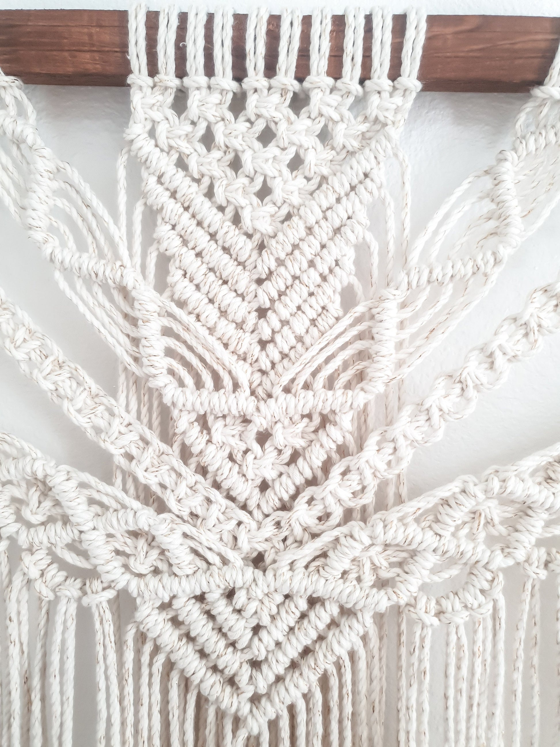 Wall Tapestry, Macrame Wall Hanging, Boho Wall Decor, Macrame Headboard, Bohemian Home Decor, Handmade Wall Decor, Made in USA