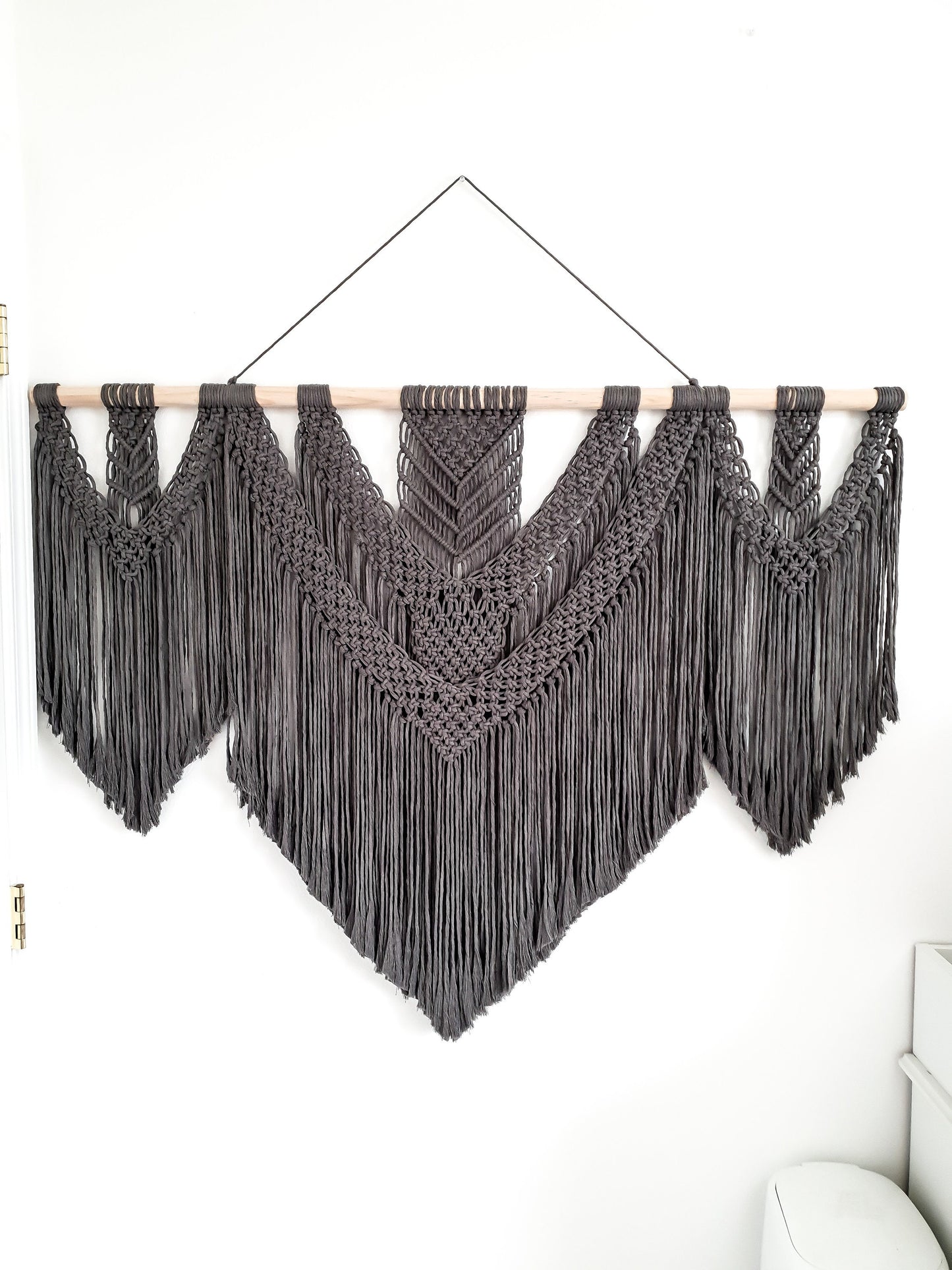 X Large Macrame Wall Hanging, Macrame Wall Art, Woven Wall Hanging, Boho Wall Decor, Wall Tapestry, Macrame, Wedding Backdrop, 4 Foot Wide