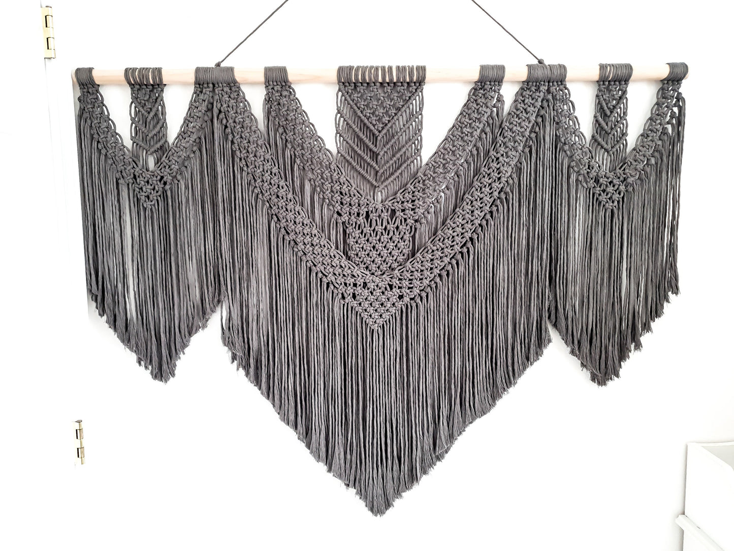X Large Macrame Wall Hanging, Macrame Wall Art, Woven Wall Hanging, Boho Wall Decor, Wall Tapestry, Macrame, Wedding Backdrop, 4 Foot Wide