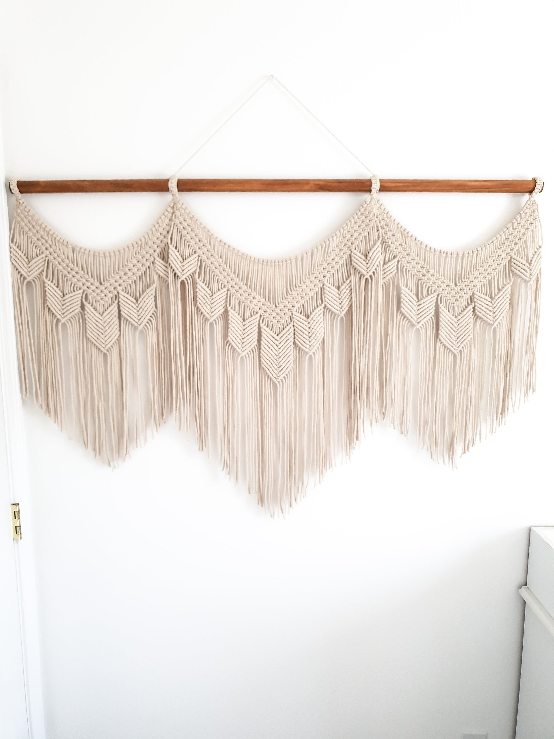X Large Macrame Wall Hanging, Macrame Wall Art, Woven Wall Hanging, Boho Wall Decor, Wall Tapestry, Macrame, Wedding Backdrop, Free Shipping