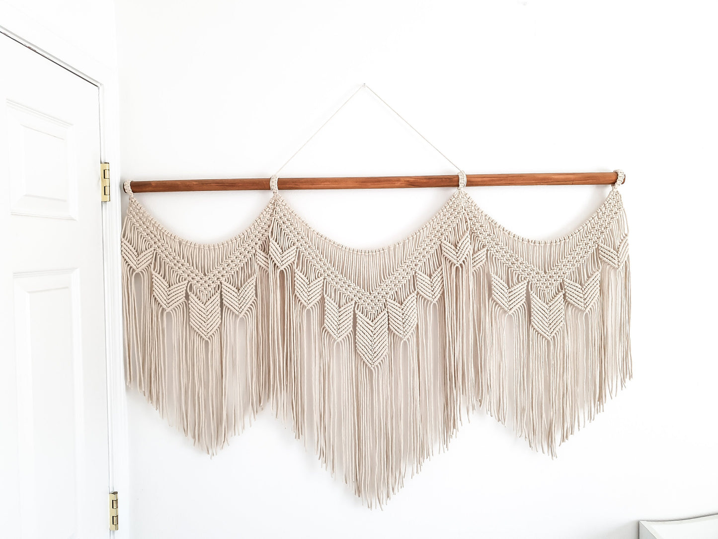 X Large Macrame Wall Hanging, Macrame Wall Art, Woven Wall Hanging, Boho Wall Decor, Wall Tapestry, Macrame, Wedding Backdrop, Free Shipping