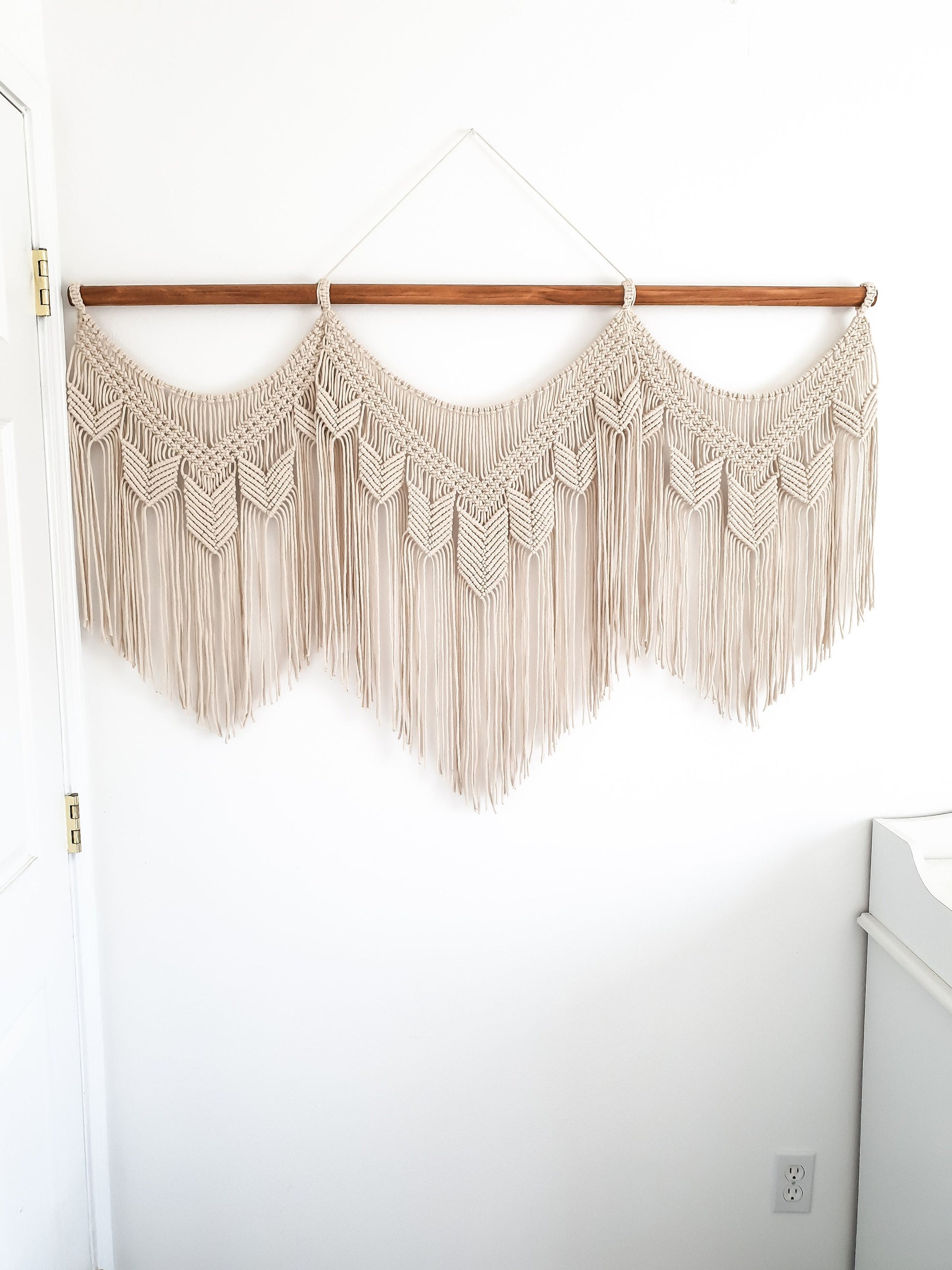 X Large Macrame Wall Hanging, Macrame Wall Art, Woven Wall Hanging, Boho Wall Decor, Wall Tapestry, Macrame, Wedding Backdrop, Free Shipping
