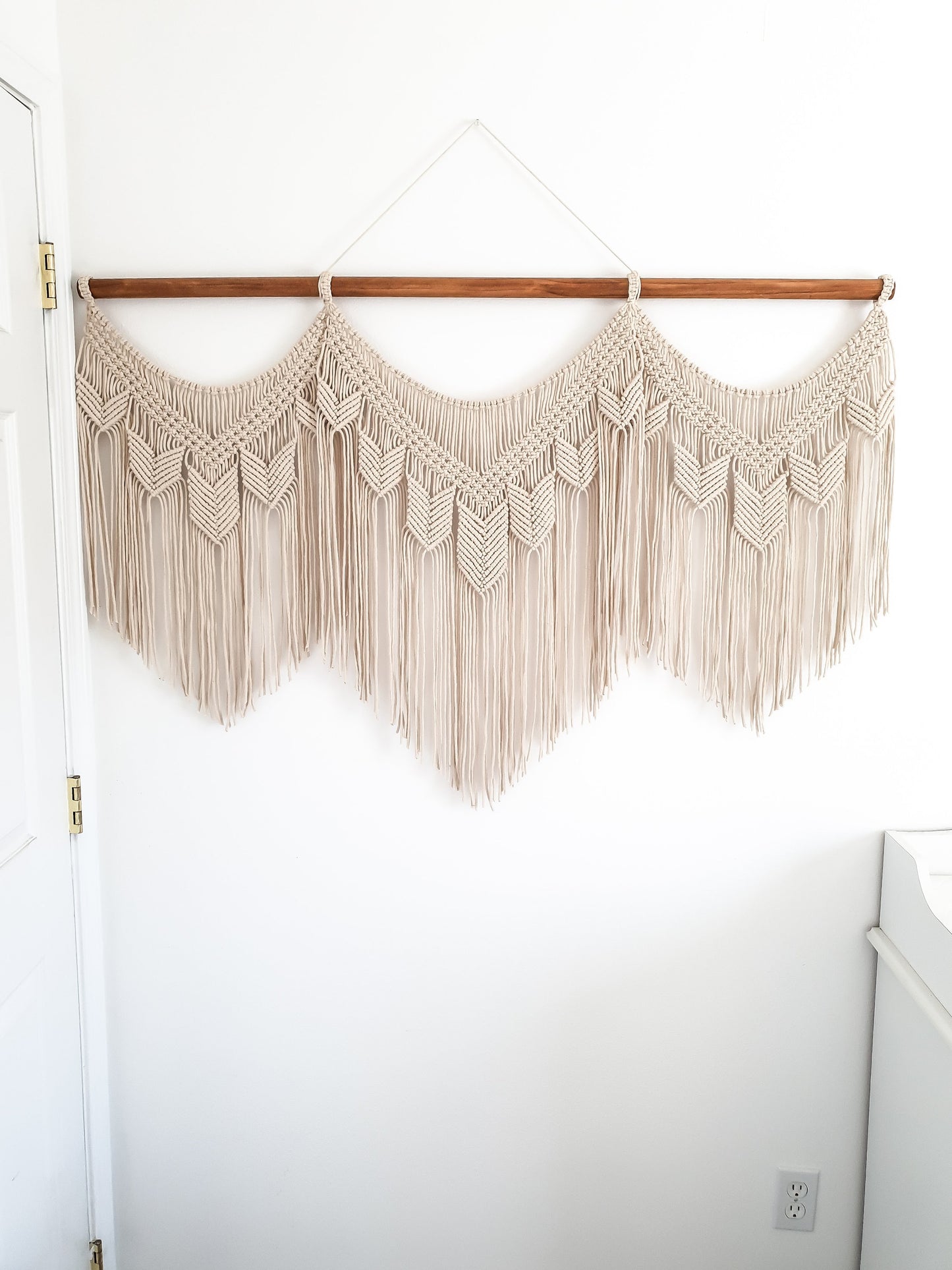 X Large Macrame Wall Hanging, Macrame Wall Art, Woven Wall Hanging, Boho Wall Decor, Wall Tapestry, Macrame, Wedding Backdrop, Free Shipping