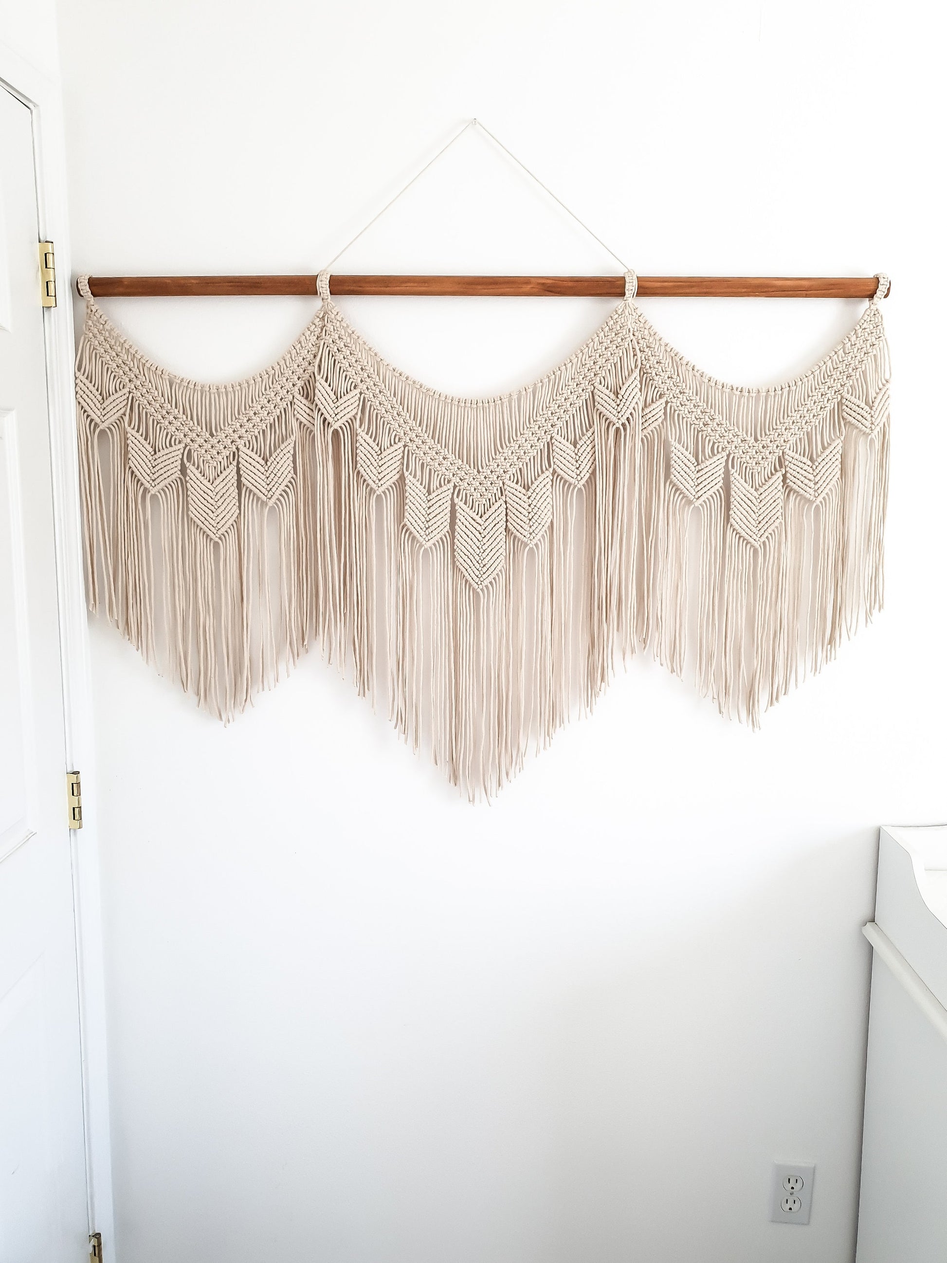 X Large Macrame Wall Hanging, Macrame Wall Art, Woven Wall Hanging, Boho Wall Decor, Wall Tapestry, Macrame, Wedding Backdrop, Free Shipping