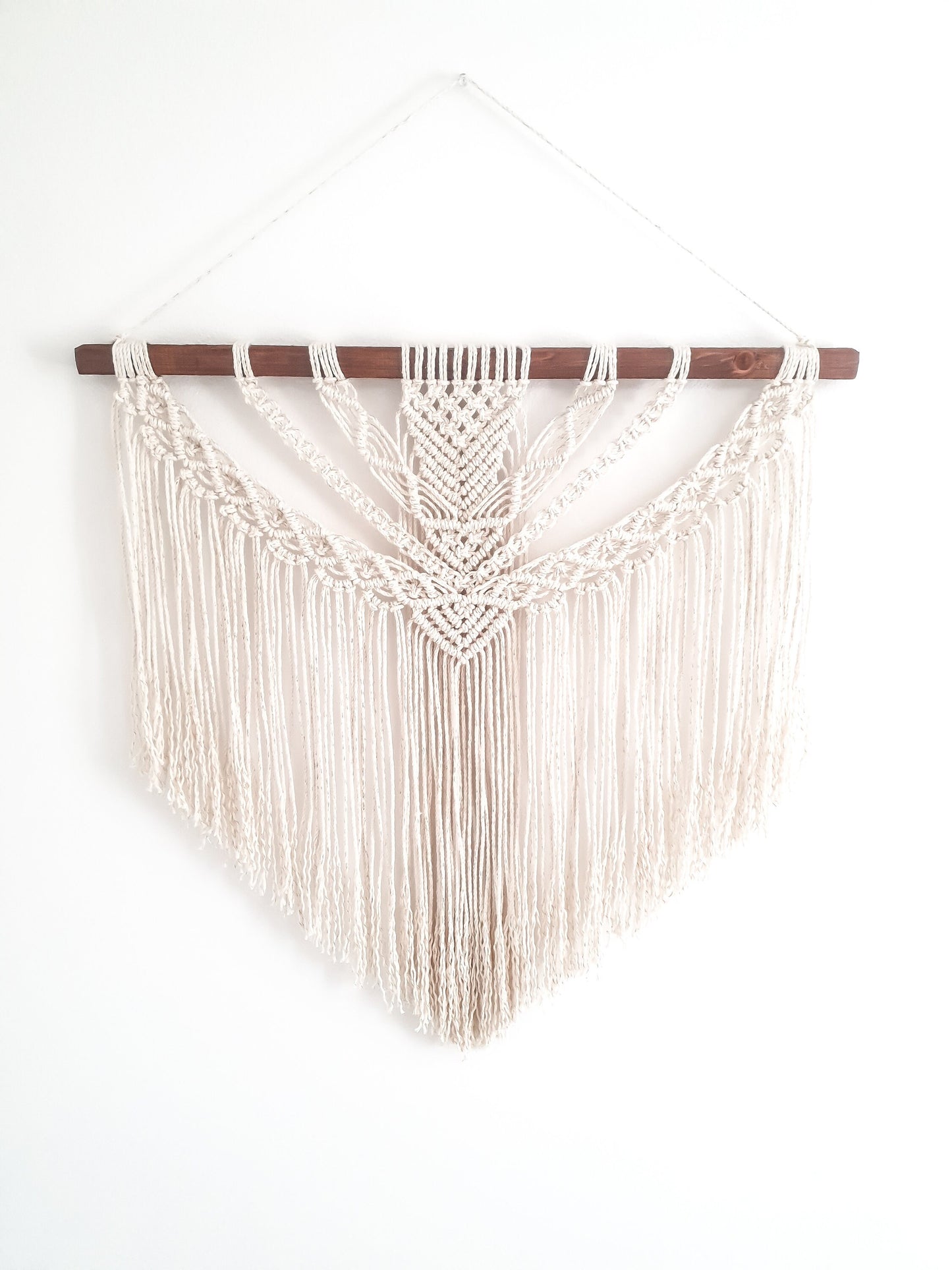 Wall Tapestry, Macrame Wall Hanging, Boho Wall Decor, Macrame Headboard, Bohemian Home Decor, Handmade Wall Decor, Made in USA