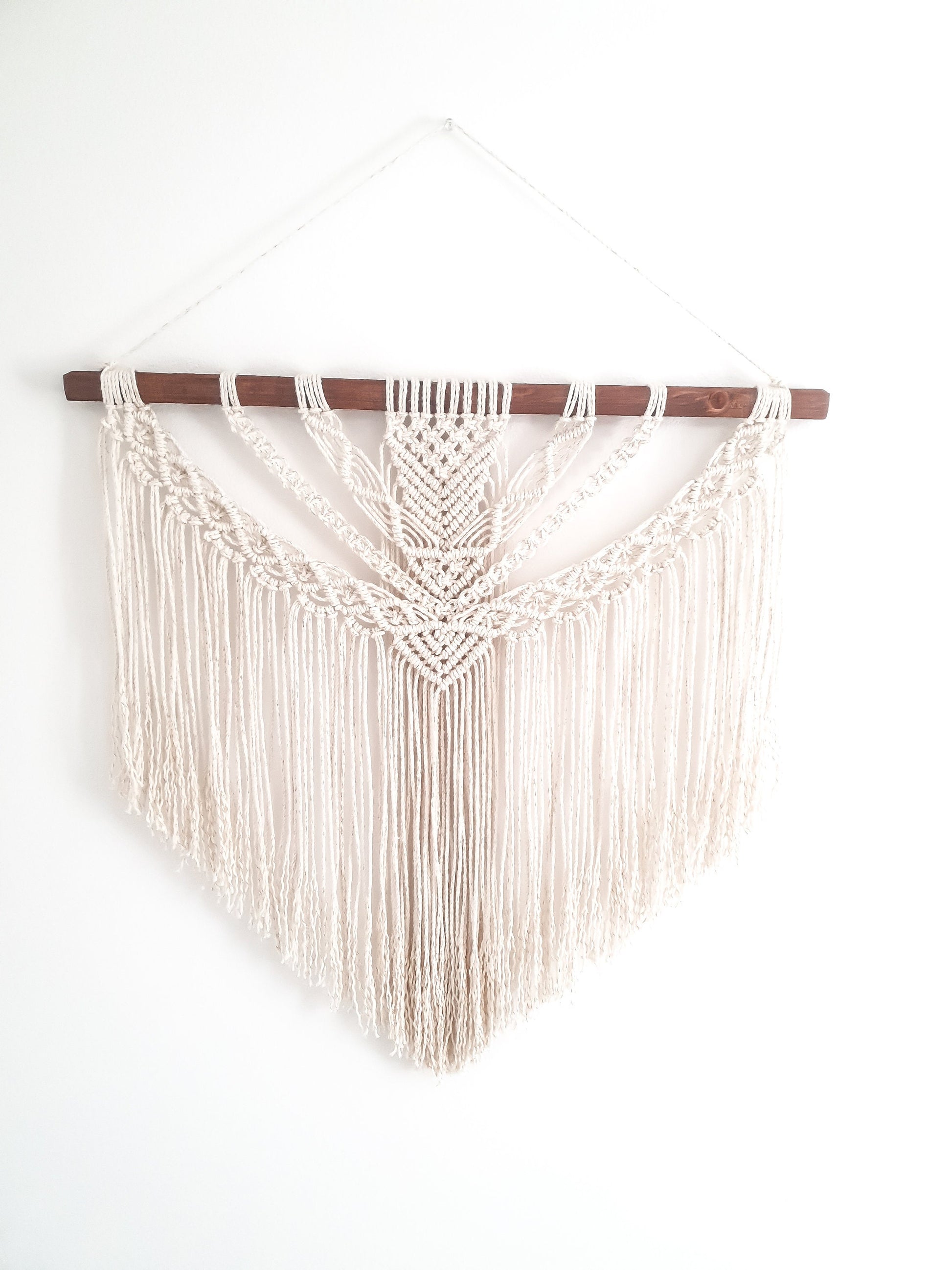 Wall Tapestry, Macrame Wall Hanging, Boho Wall Decor, Macrame Headboard, Bohemian Home Decor, Handmade Wall Decor, Made in USA