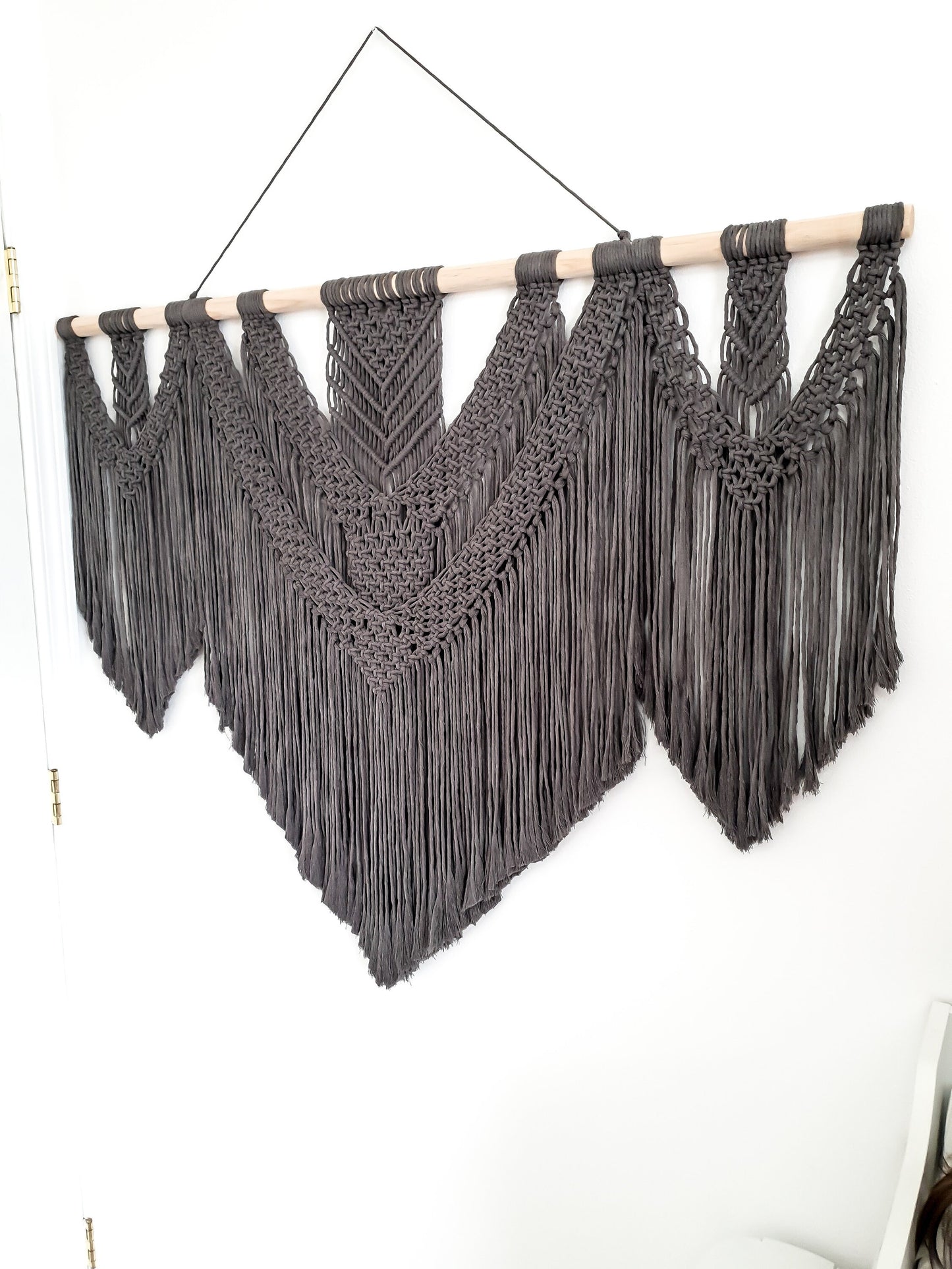 X Large Macrame Wall Hanging, Macrame Wall Art, Woven Wall Hanging, Boho Wall Decor, Wall Tapestry, Macrame, Wedding Backdrop, 4 Foot Wide
