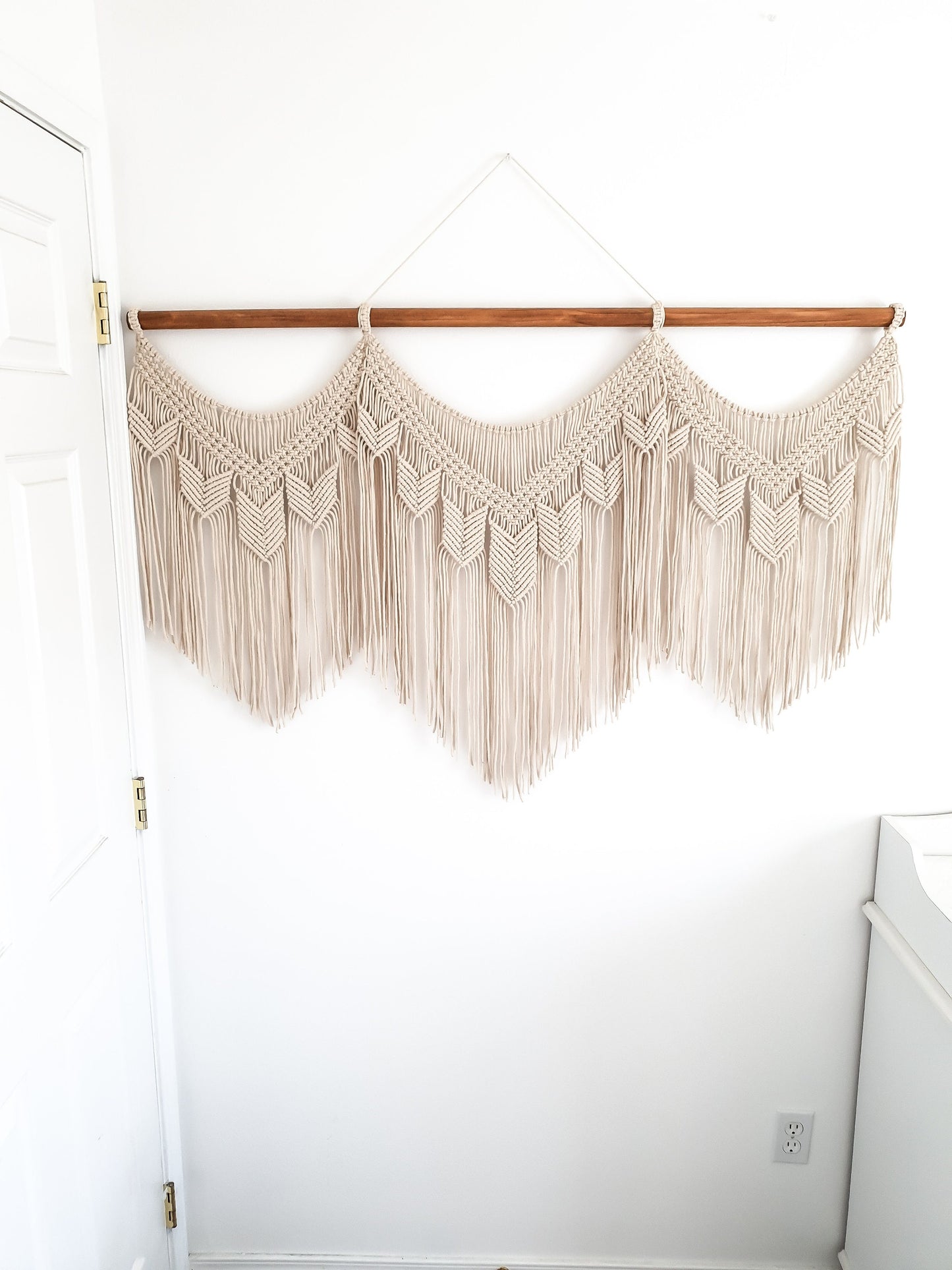 X Large Macrame Wall Hanging, Macrame Wall Art, Woven Wall Hanging, Boho Wall Decor, Wall Tapestry, Macrame, Wedding Backdrop, Free Shipping