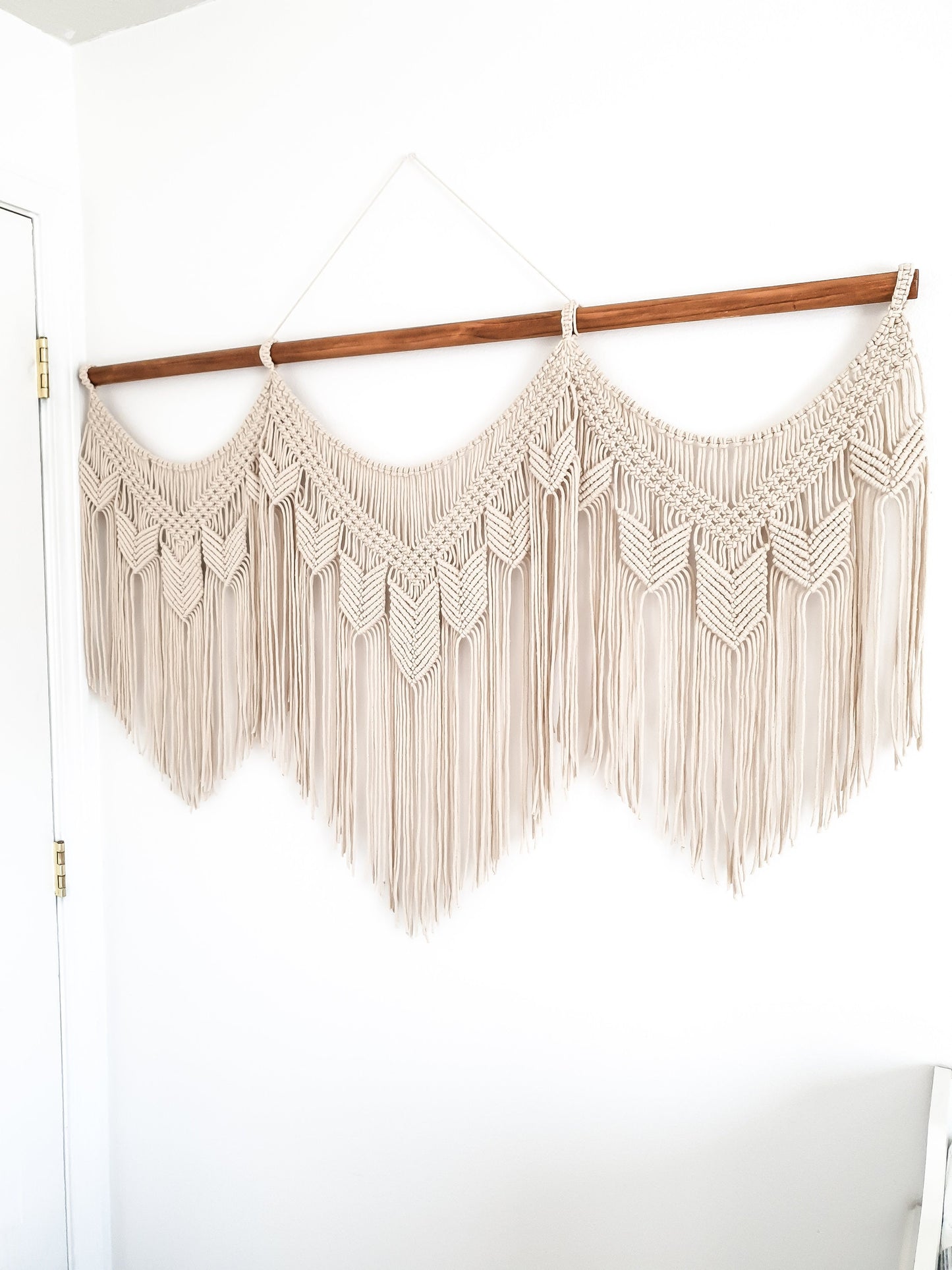 X Large Macrame Wall Hanging, Macrame Wall Art, Woven Wall Hanging, Boho Wall Decor, Wall Tapestry, Macrame, Wedding Backdrop, Free Shipping