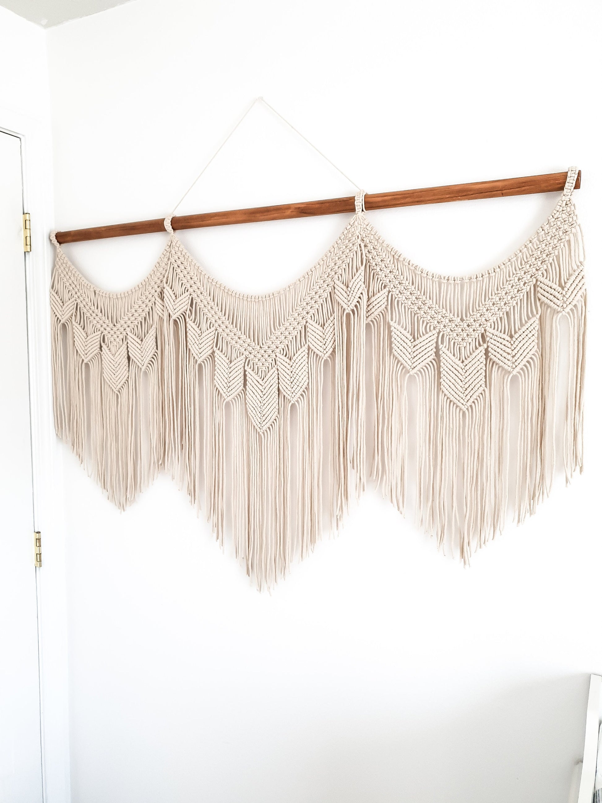 X Large Macrame Wall Hanging, Macrame Wall Art, Woven Wall Hanging, Boho Wall Decor, Wall Tapestry, Macrame, Wedding Backdrop, Free Shipping