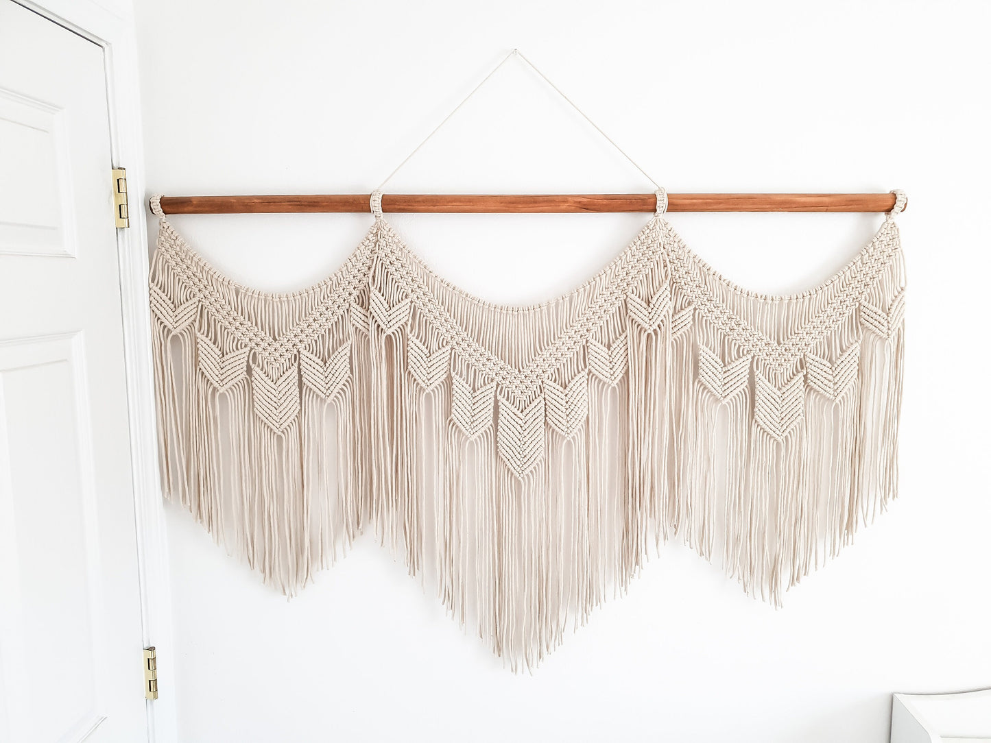 X Large Macrame Wall Hanging, Macrame Wall Art, Woven Wall Hanging, Boho Wall Decor, Wall Tapestry, Macrame, Wedding Backdrop, Free Shipping