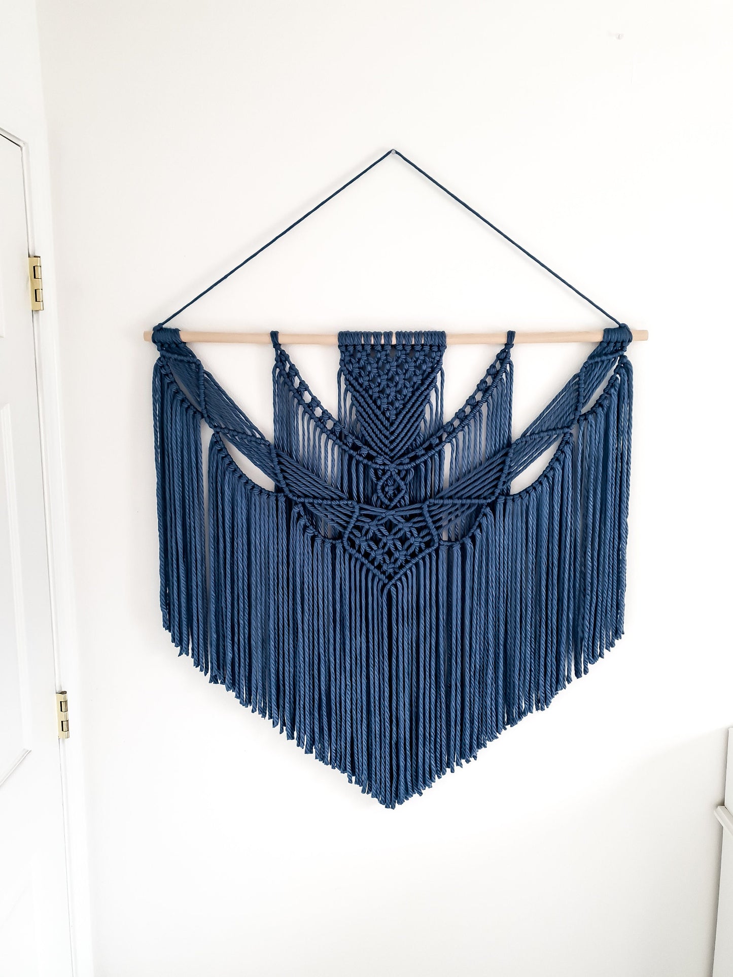 Extra Large Handmade Macrame Wall Hanging // Handmade in United States // 3 Feet Wide and 3 Feet Long