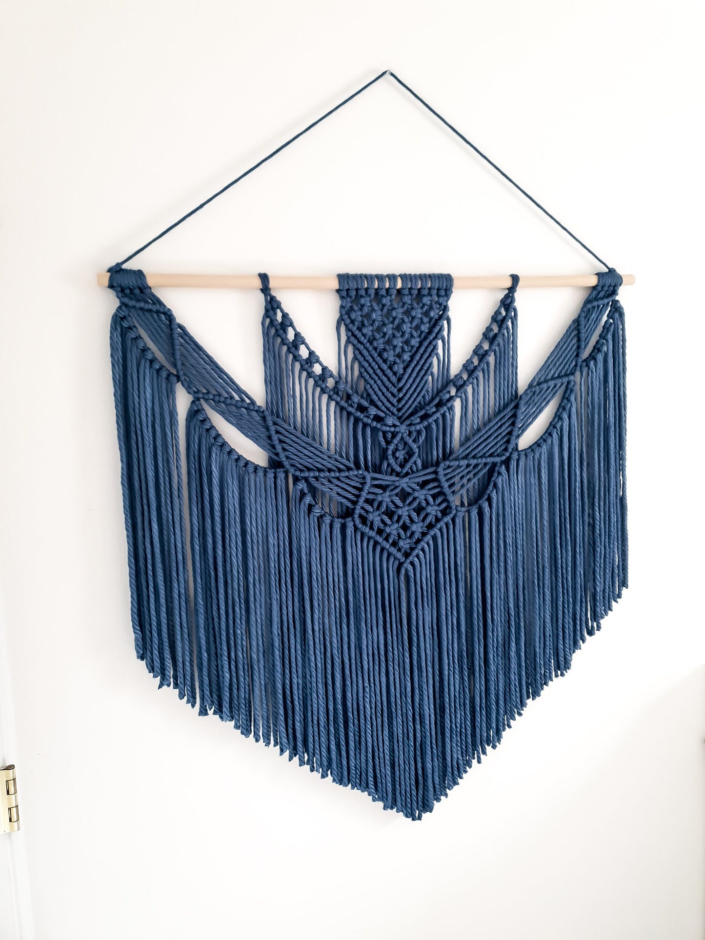 Extra Large Handmade Macrame Wall Hanging // Handmade in United States // 3 Feet Wide and 3 Feet Long