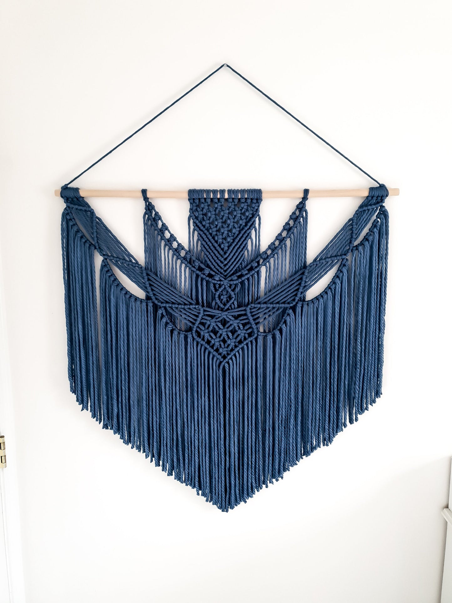 Extra Large Handmade Macrame Wall Hanging // Handmade in United States // 3 Feet Wide and 3 Feet Long
