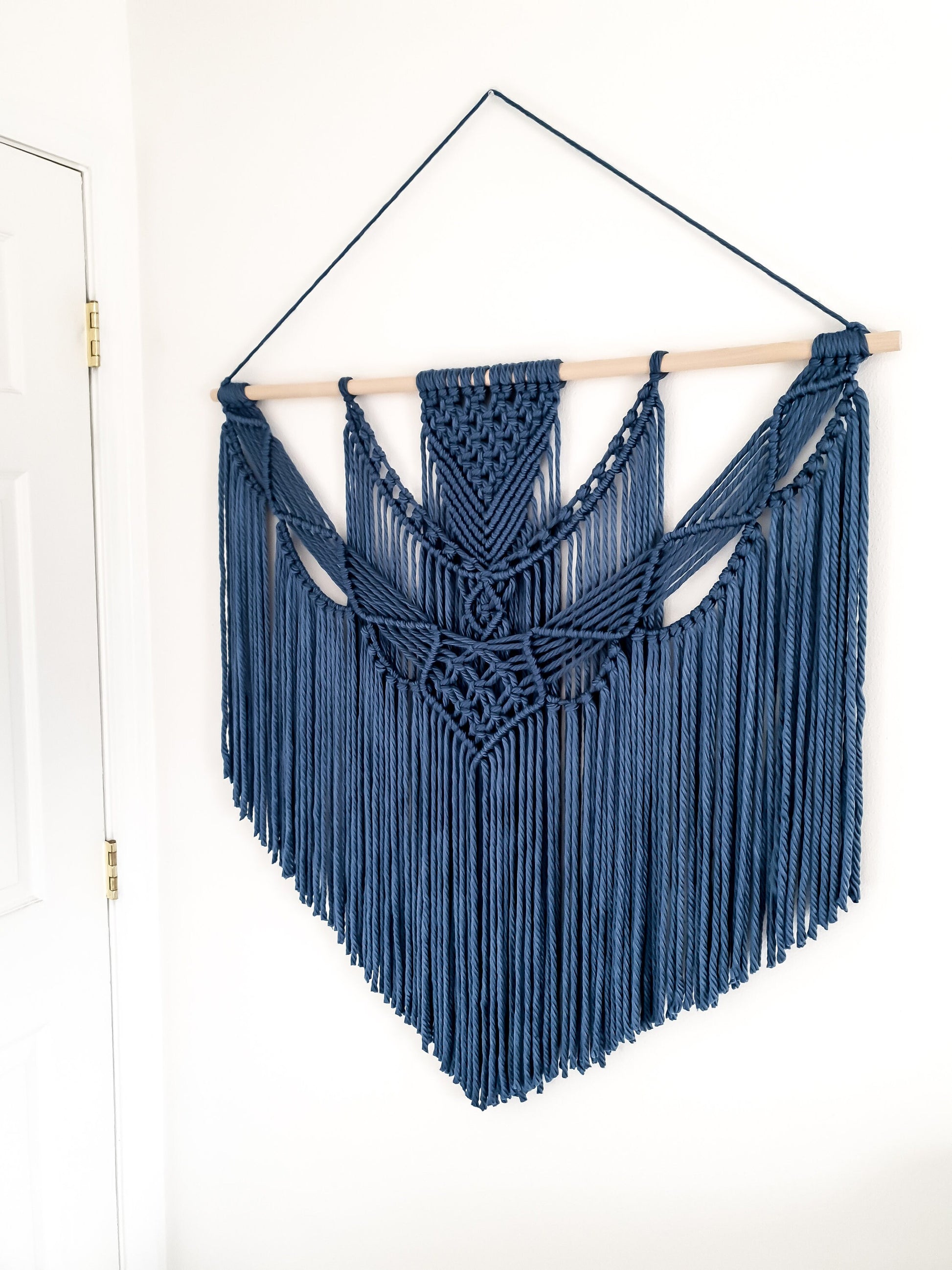 Extra Large Handmade Macrame Wall Hanging // Handmade in United States // 3 Feet Wide and 3 Feet Long