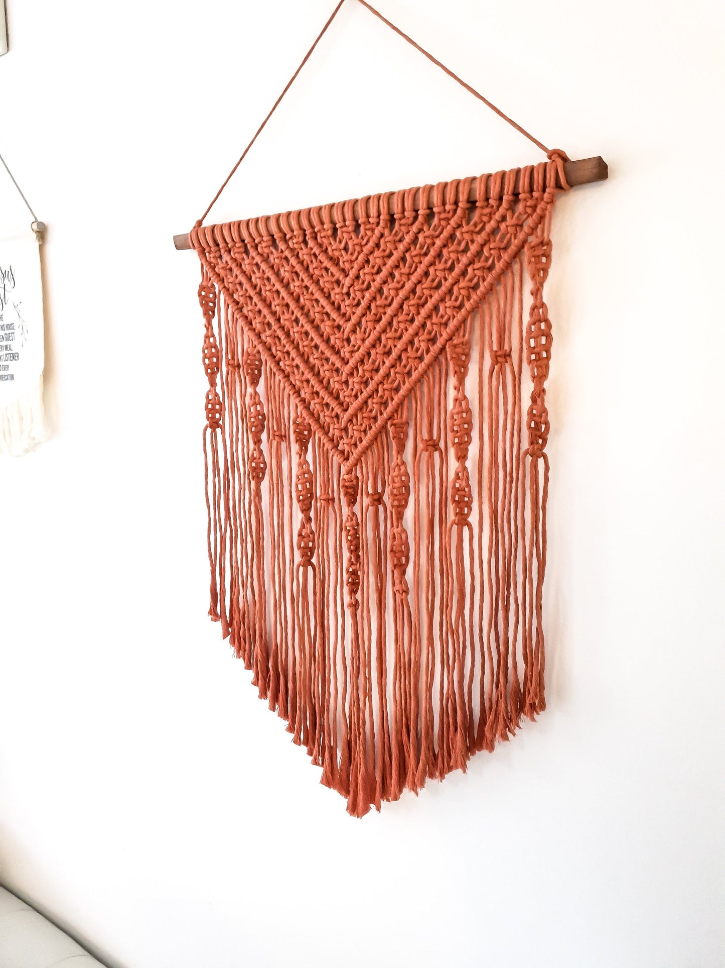 Large Handmade Macrame Wall Hanging Boho Decor for Home Decoration, bedroom, baby room, nursery, housewarming, home gift & Bohemian Decor