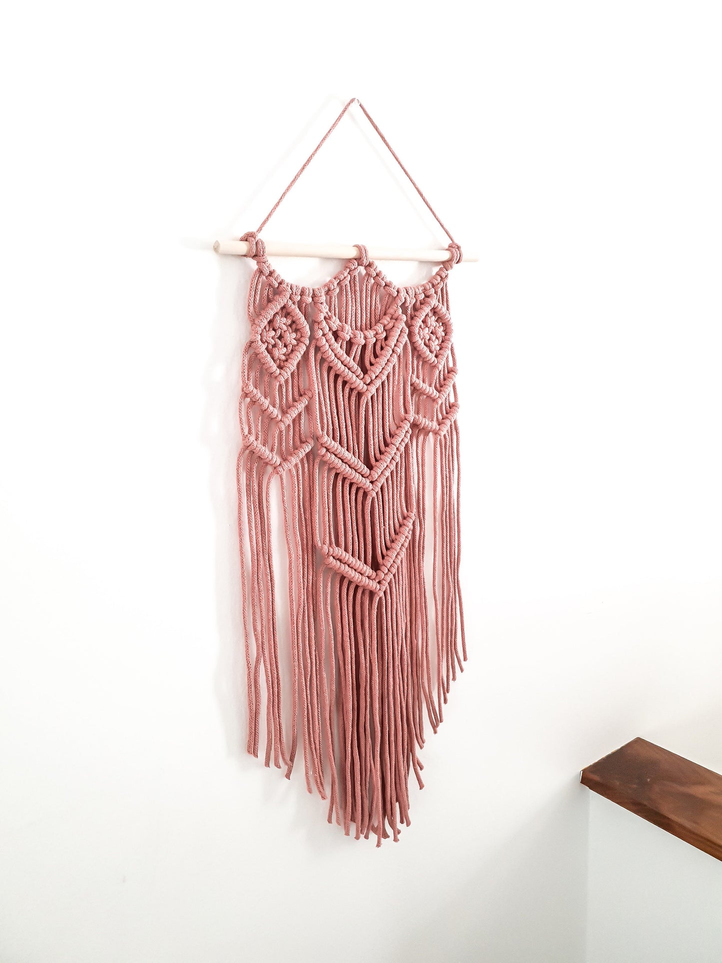 Medium Handmade Macrame Wall Hanging Available in Many Colors