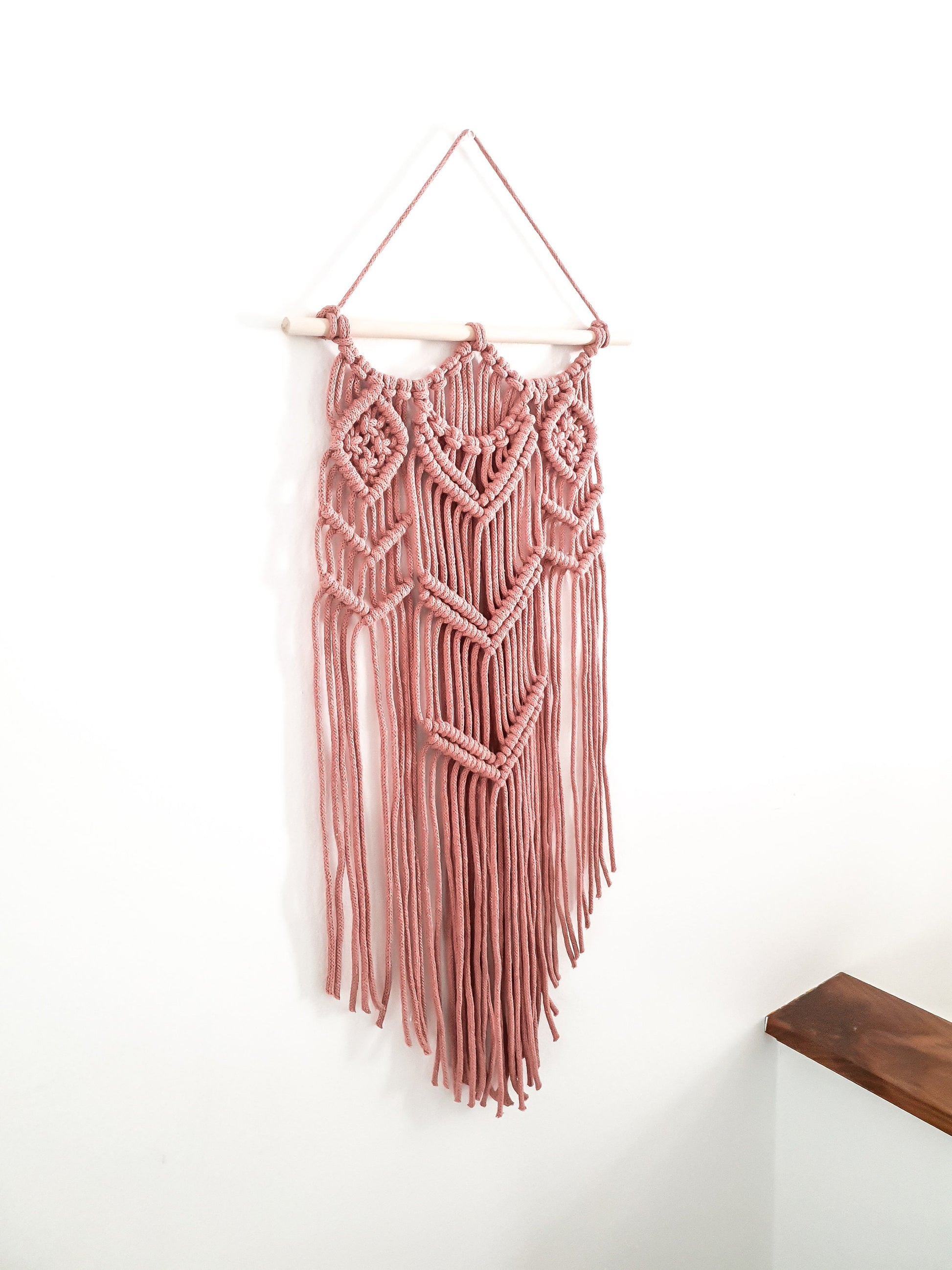Medium Handmade Macrame Wall Hanging Available in Many Colors
