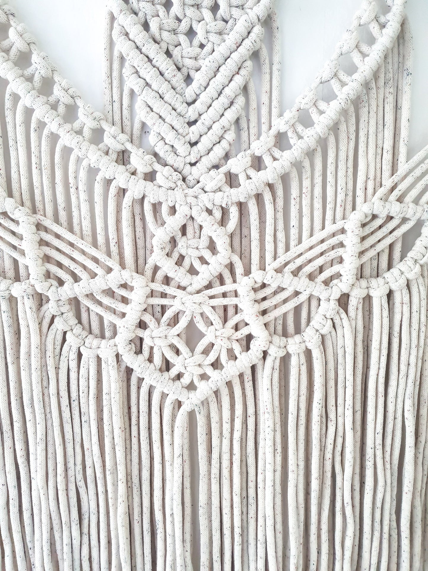 Extra Large Handmade Macrame Wall Hanging // Handmade in United States // 3 Feet Wide and 3 Feet Long